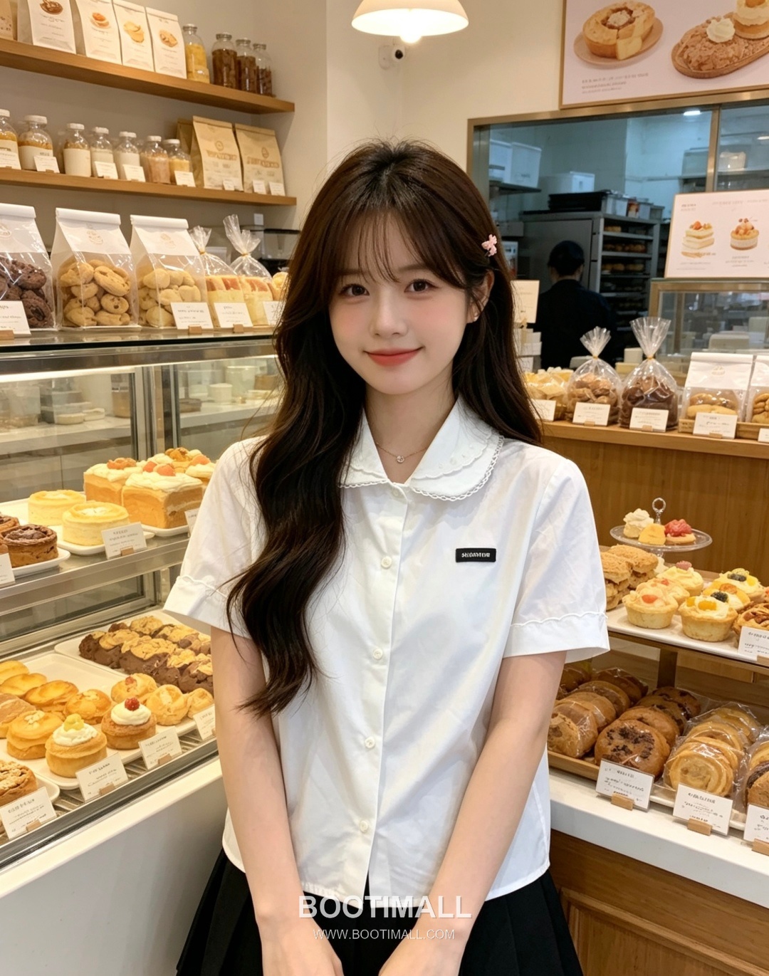 Dior SS26 Cotton Linen Lace Logo Collar Blouse 디올 SS26 코튼 린넨 레이스 로고 화이트 블라우스 1