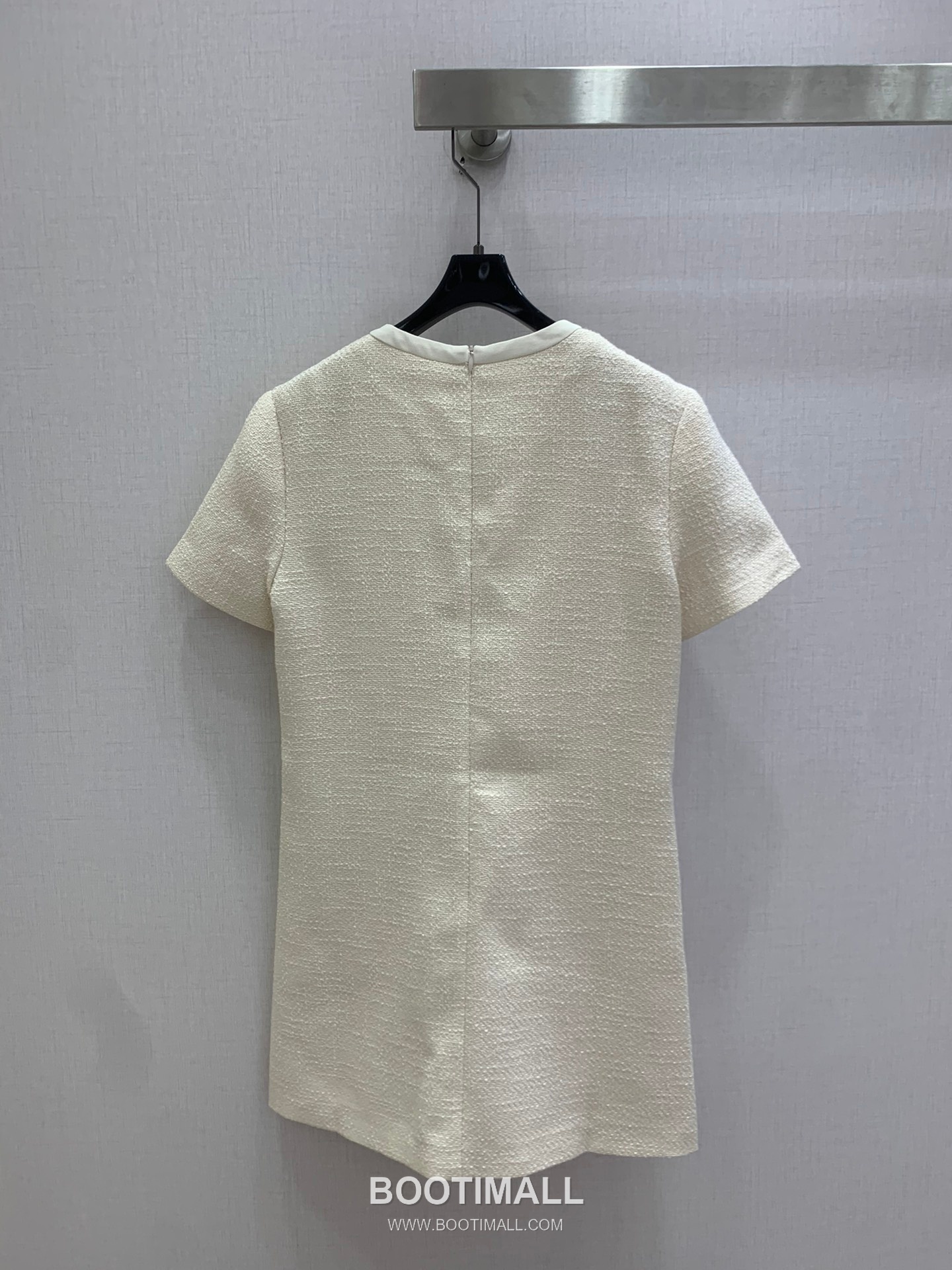 Valentino SS26 Tweed Bow Short Sleeve One Piece 발렌티노 SS26 트위드 리본 반팔 핑크 원피스 15