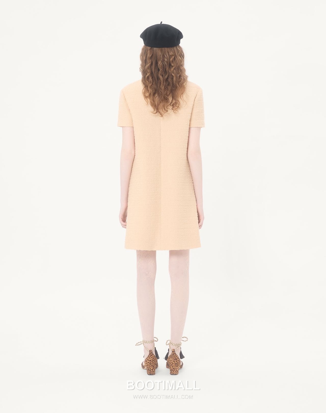 Valentino SS26 Tweed Bow Short Sleeve One Piece 발렌티노 SS26 트위드 리본 반팔 핑크 원피스 20