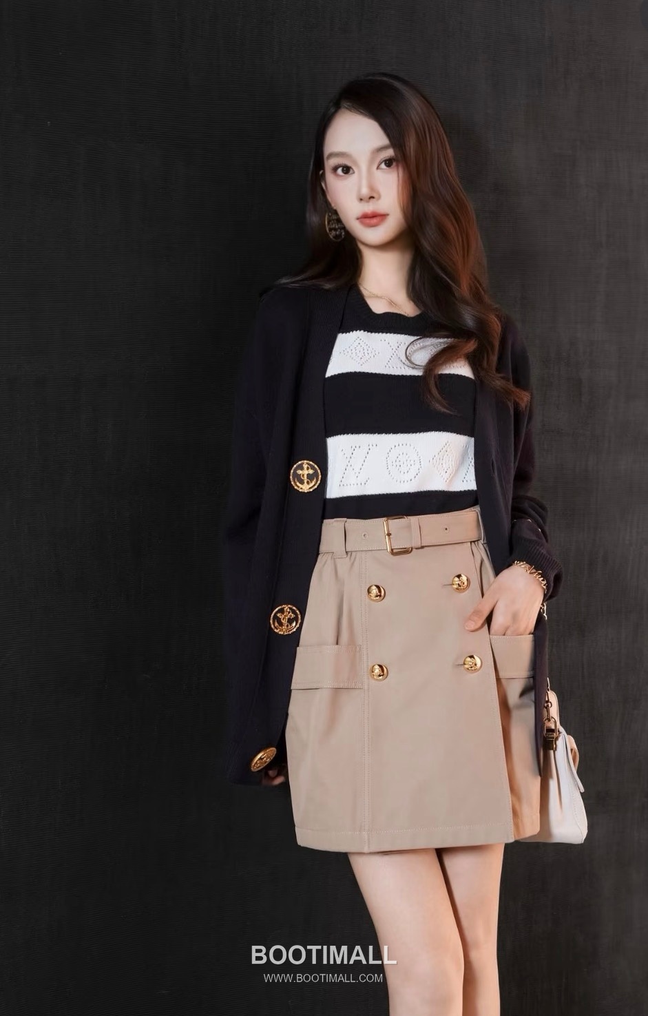 Louis Vuitton SS26 Cotton Cargo Belted Midi Skirt 루이비통 SS26 코튼 카고 벨트 카멜 스커트 8