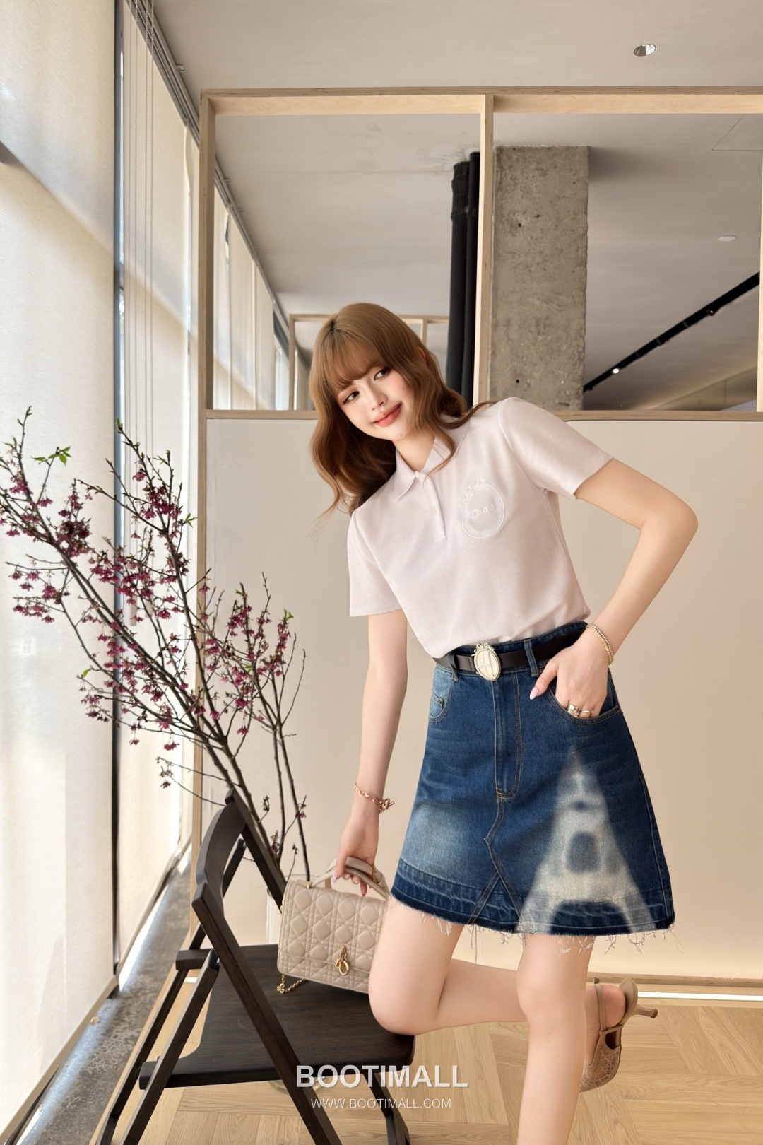 Dior SS26 Cotton Polo Collar Logo T-Shirt 디올 SS26 코튼 폴로 카라 로고 화이트 티셔츠 3