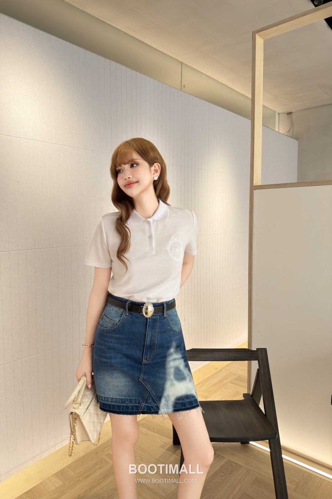 Dior SS26 Cotton Polo Collar Logo T-Shirt 디올 SS26 코튼 폴로 카라 로고 화이트 티셔츠 6