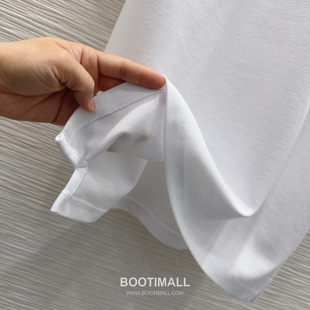 Dior SS26 Cotton Polo Collar Logo T-Shirt 디올 SS26 코튼 폴로 카라 로고 화이트 티셔츠 17