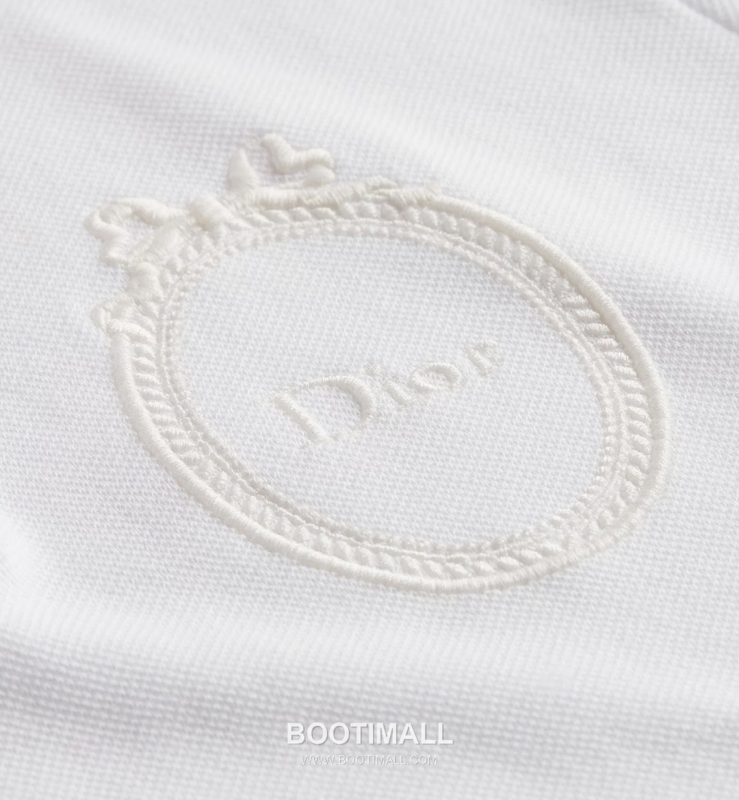 Dior SS26 Cotton Polo Collar Logo T-Shirt 디올 SS26 코튼 폴로 카라 로고 화이트 티셔츠 24
