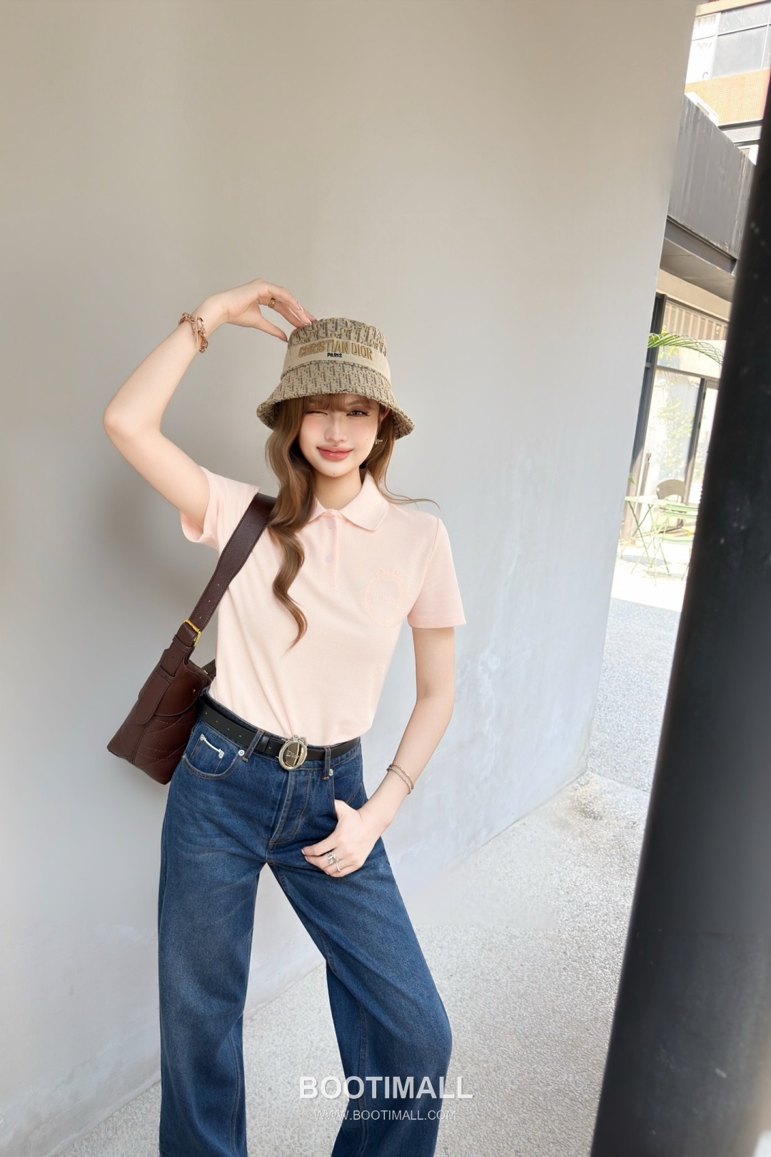 Dior SS26 Cotton Polo Collar Logo T-Shirt 디올 SS26 코튼 폴로 카라 로고 화이트 티셔츠 6