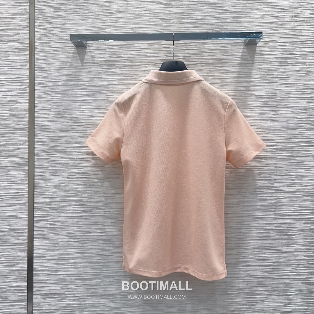 Dior SS26 Cotton Polo Collar Logo T-Shirt 디올 SS26 코튼 폴로 카라 로고 화이트 티셔츠 18