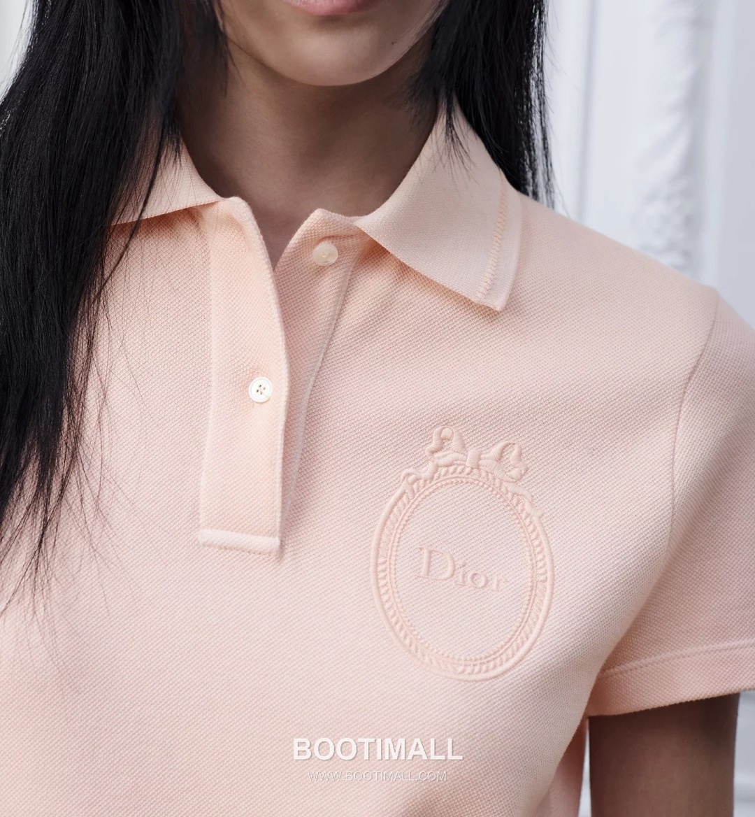 Dior SS26 Cotton Polo Collar Logo T-Shirt 디올 SS26 코튼 폴로 카라 로고 화이트 티셔츠 21