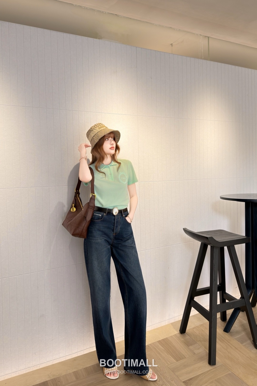 Dior SS26 Cotton Polo Collar Logo T-Shirt 디올 SS26 코튼 폴로 카라 로고 화이트 티셔츠 4