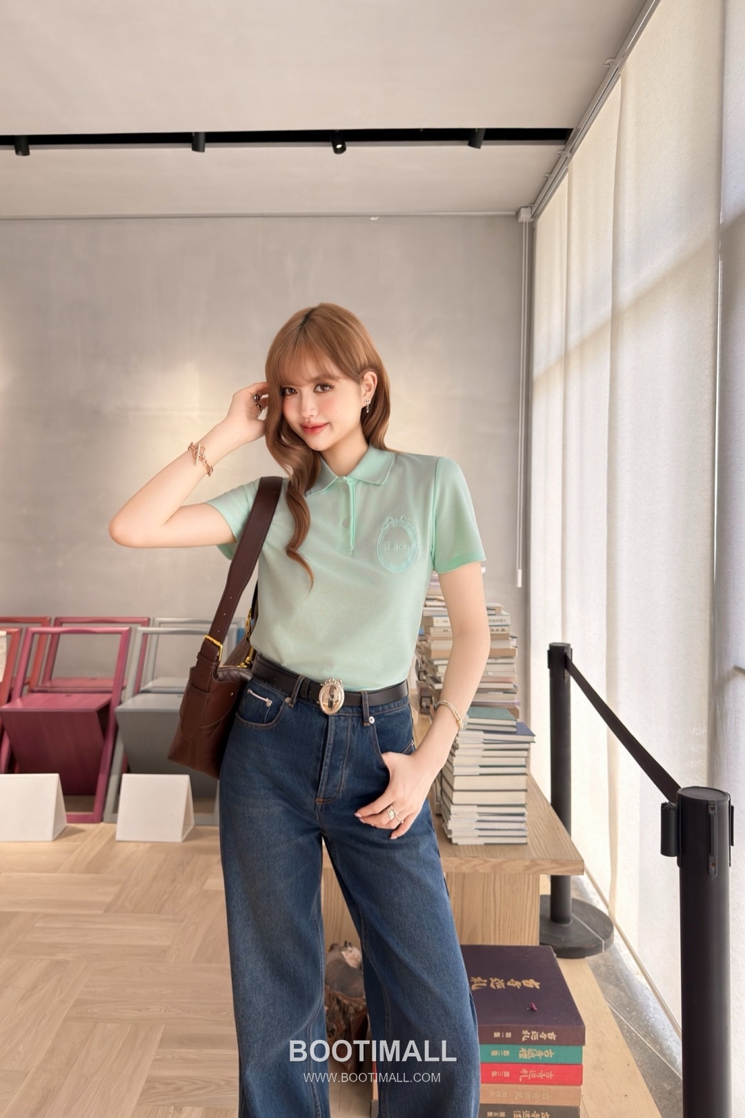 Dior SS26 Cotton Polo Collar Logo T-Shirt 디올 SS26 코튼 폴로 카라 로고 화이트 티셔츠 7