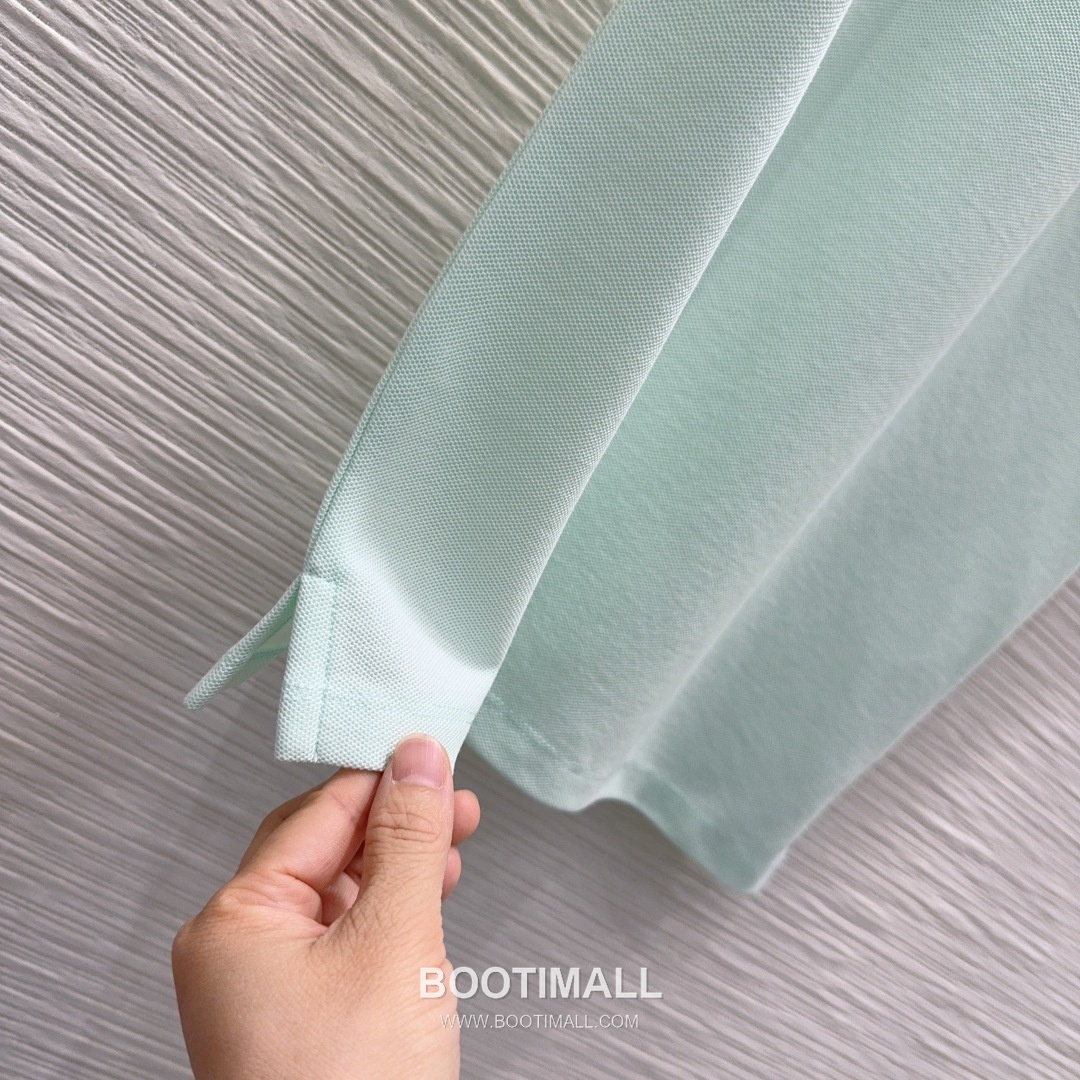 Dior SS26 Cotton Polo Collar Logo T-Shirt 디올 SS26 코튼 폴로 카라 로고 화이트 티셔츠 15