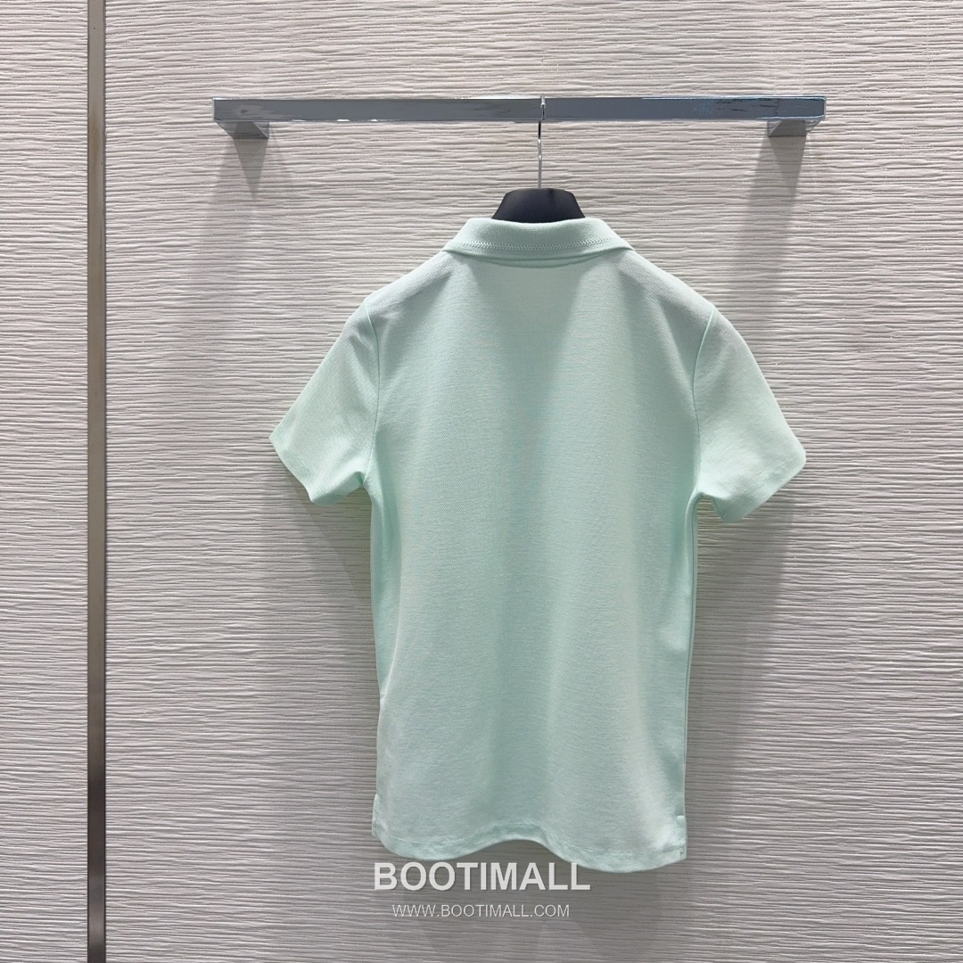 Dior SS26 Cotton Polo Collar Logo T-Shirt 디올 SS26 코튼 폴로 카라 로고 화이트 티셔츠 18