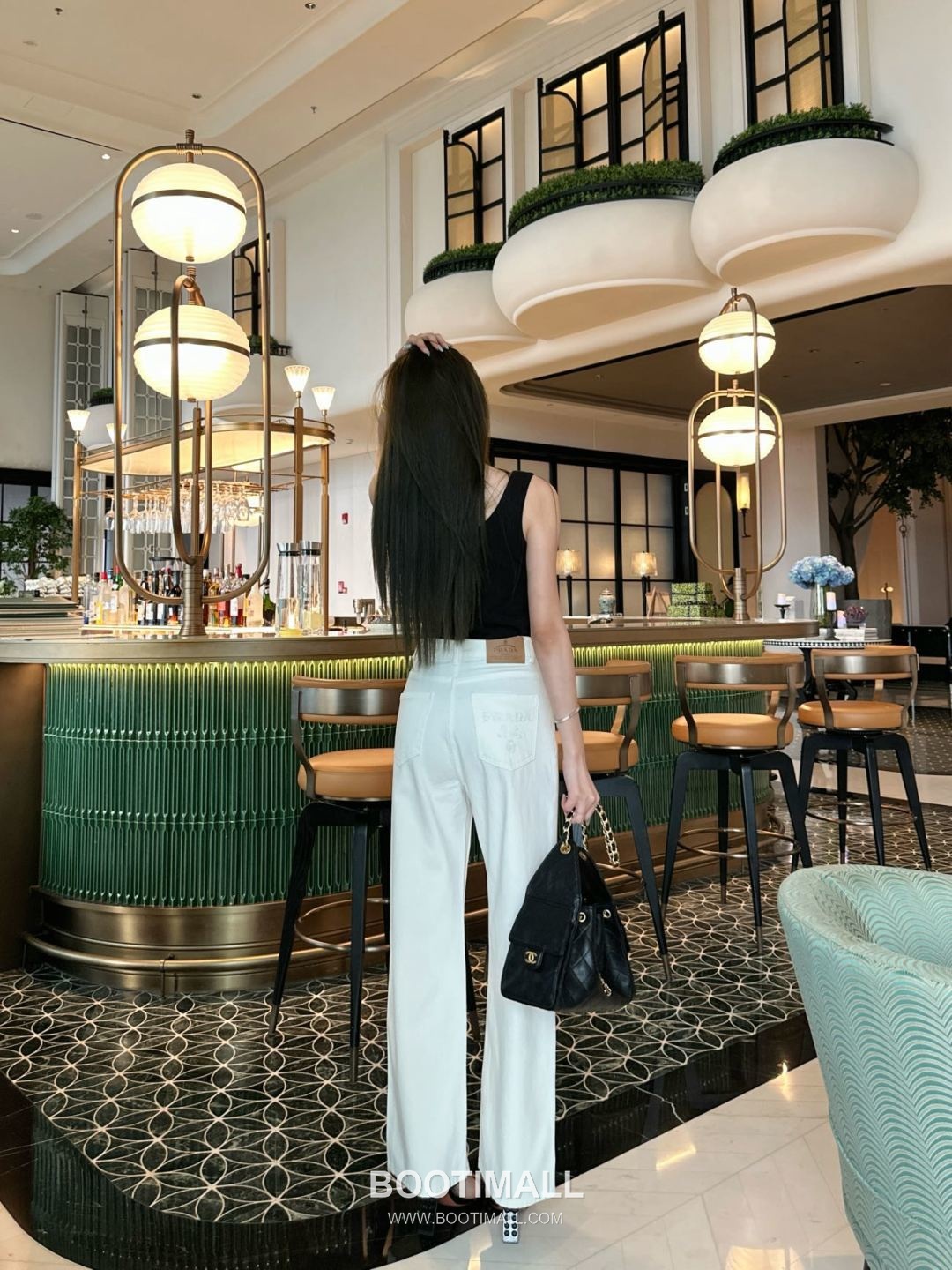 Prada SS26 Cotton Denim Tailored Straight Pants 프라다 SS26 코튼 데님 테일러드 스트레이트 블루 팬츠 3