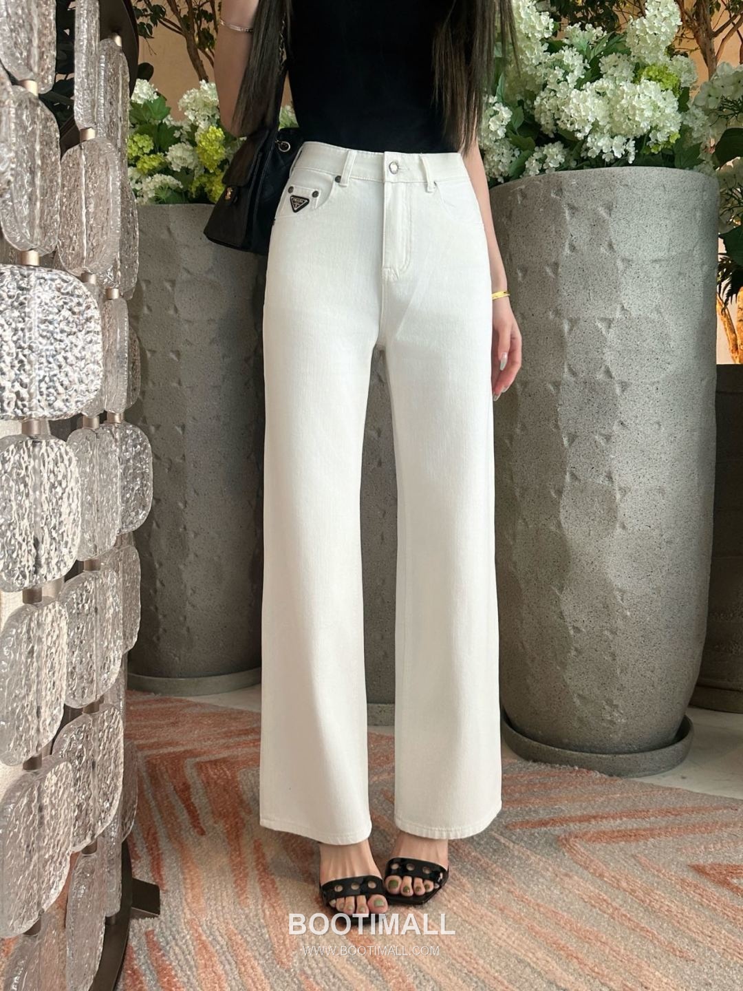 Prada SS26 Cotton Denim Tailored Straight Pants 프라다 SS26 코튼 데님 테일러드 스트레이트 블루 팬츠 6