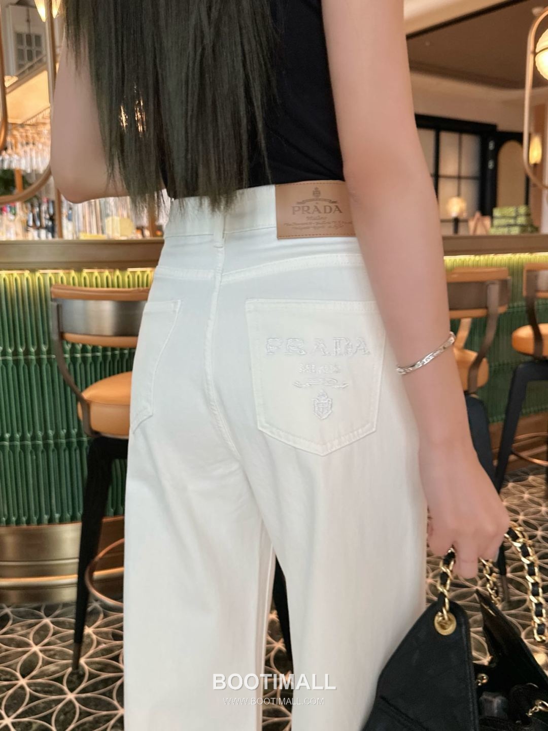 Prada SS26 Cotton Denim Tailored Straight Pants 프라다 SS26 코튼 데님 테일러드 스트레이트 블루 팬츠 8