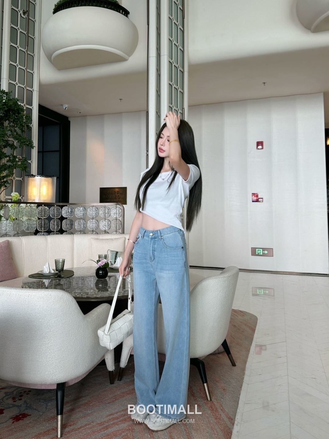 Prada SS26 Cotton Denim Tailored Straight Pants 프라다 SS26 코튼 데님 테일러드 스트레이트 블루 팬츠 2