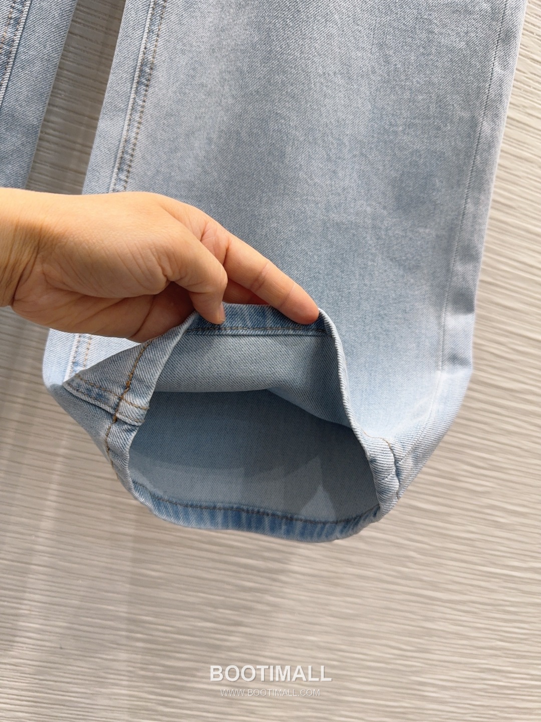 Prada SS26 Cotton Denim Tailored Straight Pants 프라다 SS26 코튼 데님 테일러드 스트레이트 블루 팬츠 14