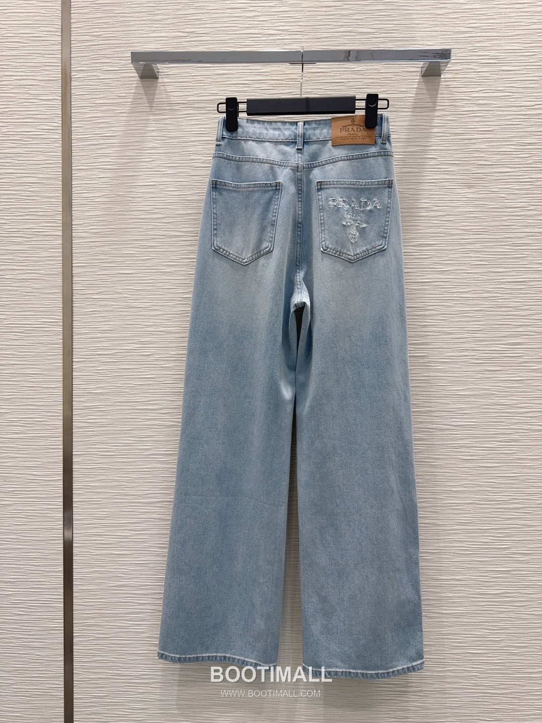 Prada SS26 Cotton Denim Tailored Straight Pants 프라다 SS26 코튼 데님 테일러드 스트레이트 블루 팬츠 18