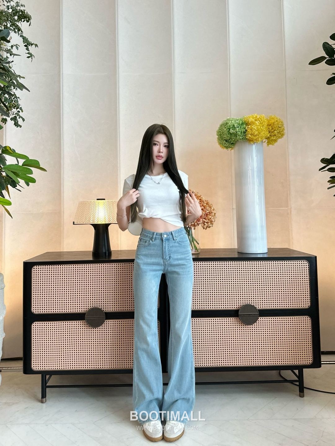 Louis Vuitton SS26 Cotton Denim Tailored Straight Pants 루이비통 SS26 코튼 데님 테일러드 스트레이트 블루 팬츠 1