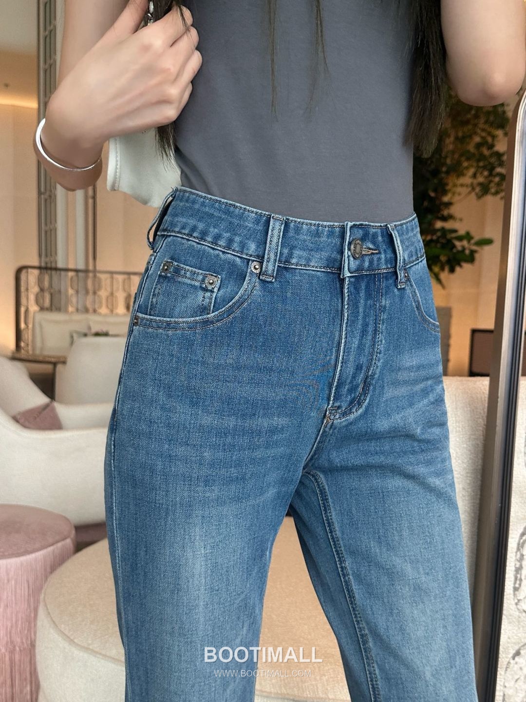 Louis Vuitton SS26 Cotton Denim Tailored Straight Pants 루이비통 SS26 코튼 데님 테일러드 스트레이트 블루 팬츠 6