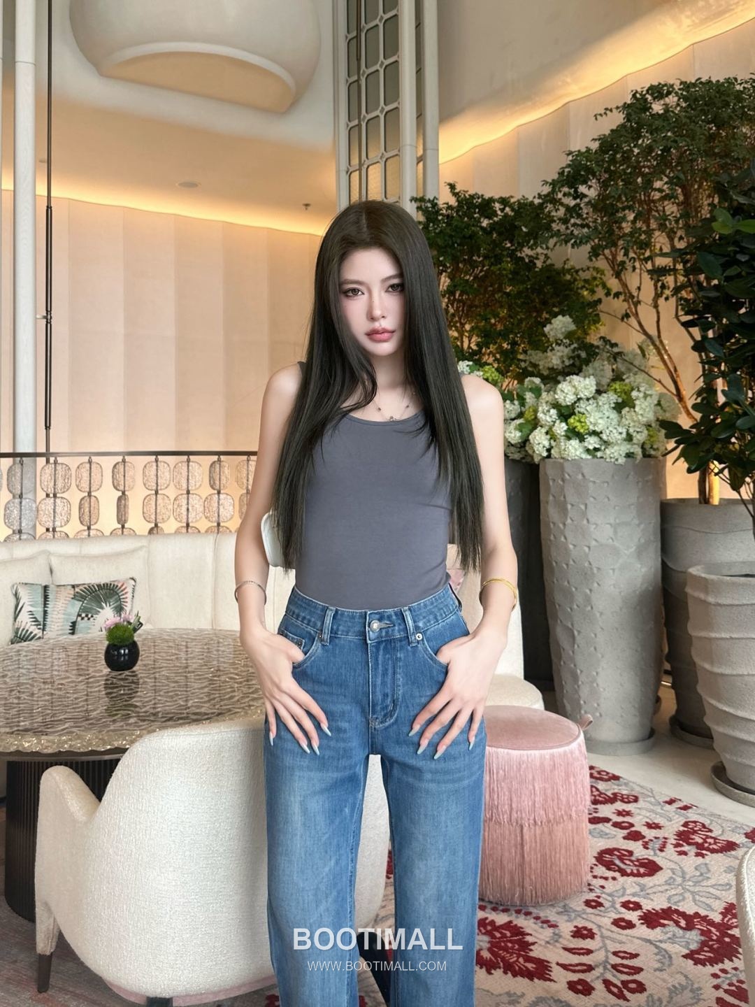 Louis Vuitton SS26 Cotton Denim Tailored Straight Pants 루이비통 SS26 코튼 데님 테일러드 스트레이트 블루 팬츠 7