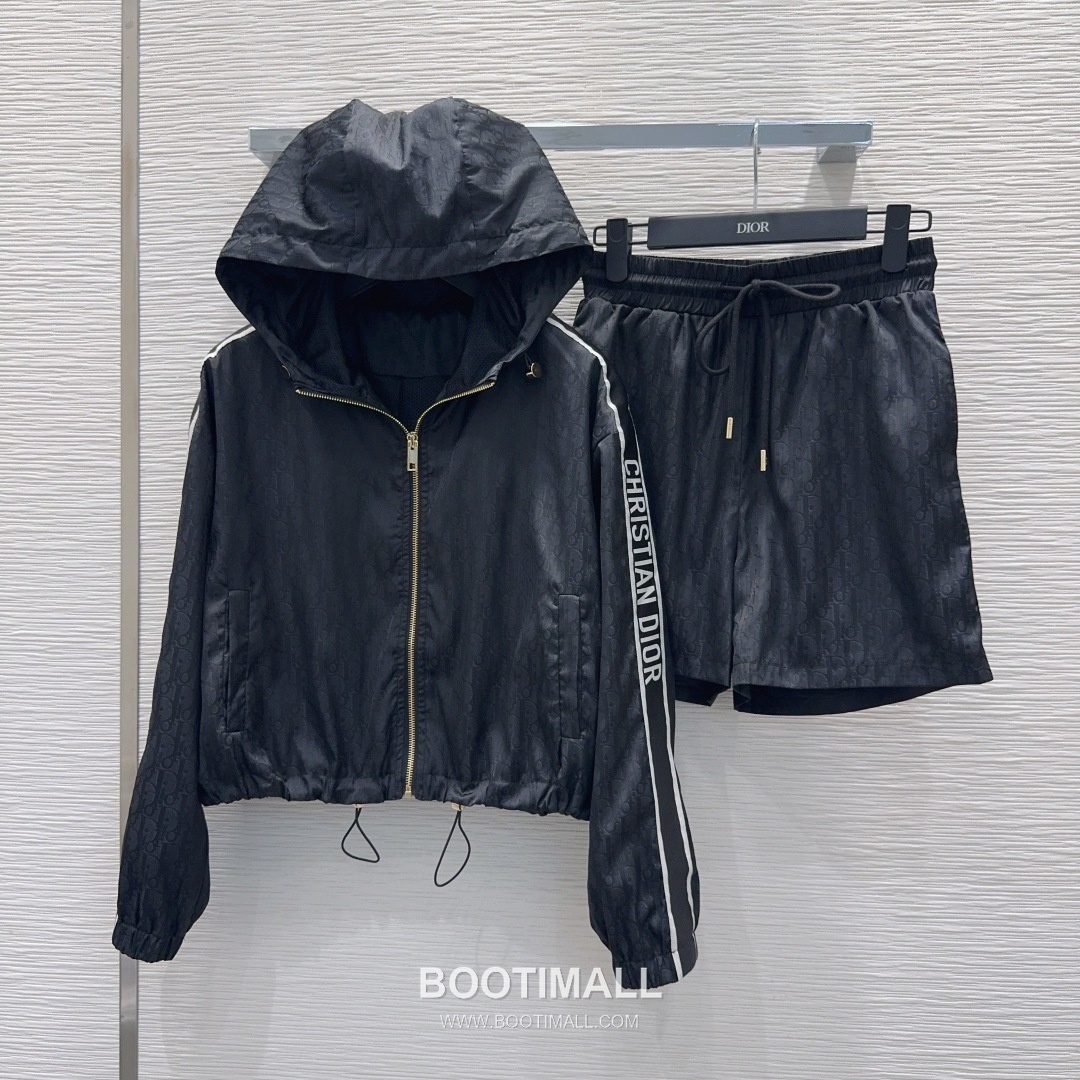 Dior SS26 Cotton Blend Cropped Jacket Shorts Set 디올 SS26 코튼혼방 크롭 재킷 쇼츠 화이트 셋업 19