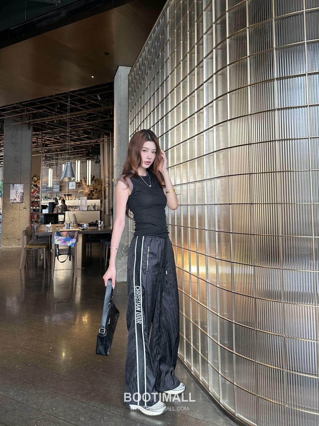 Dior SS26 Cotton Textured Straight Pants 디올 SS26 코튼 텍스처 스트레이트 블랙 팬츠 6