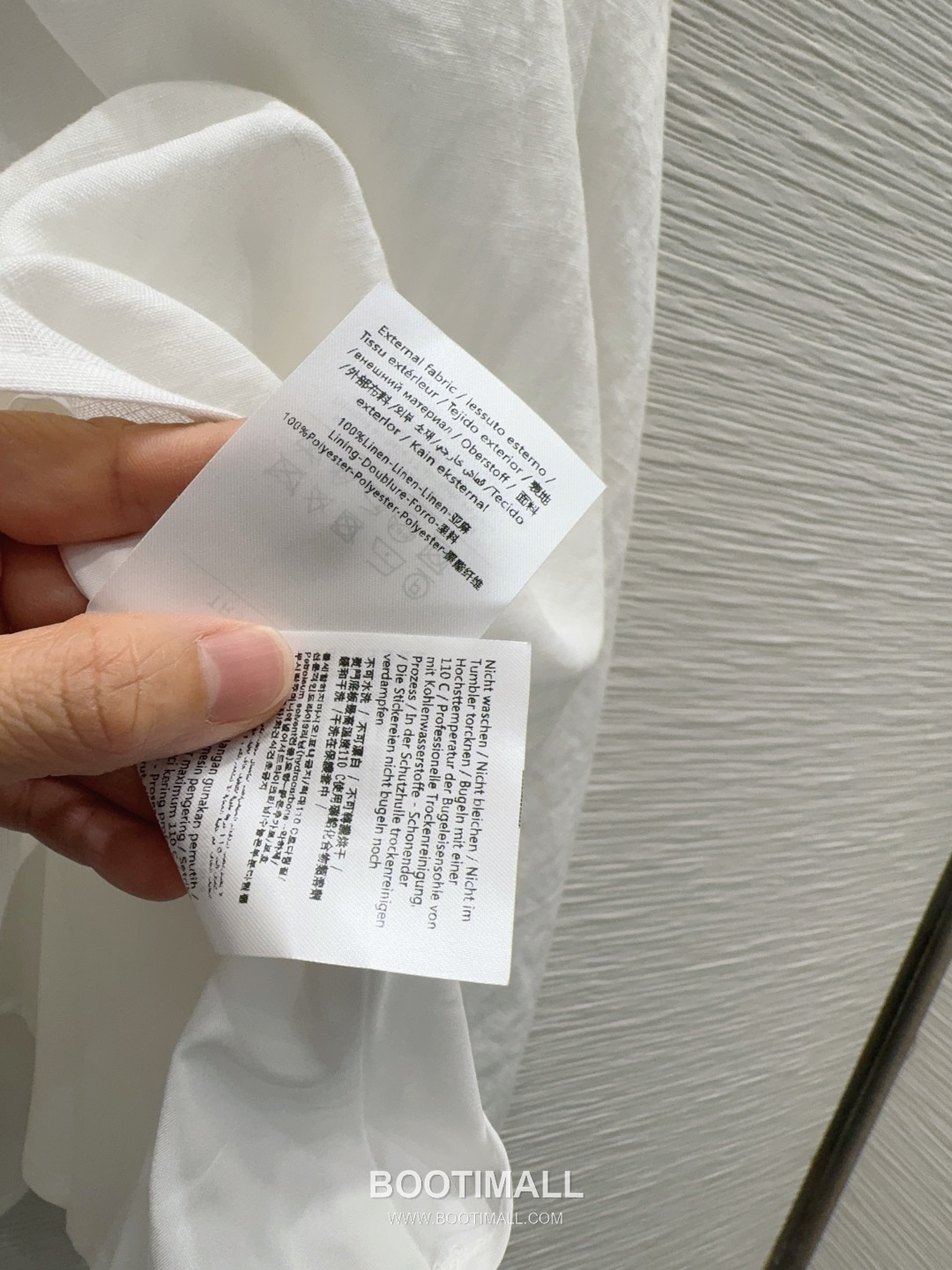 Valentino SS26 Linen Short Sleeve One Piece 발렌티노 SS26 린넨 반팔 베이지 원피스 16