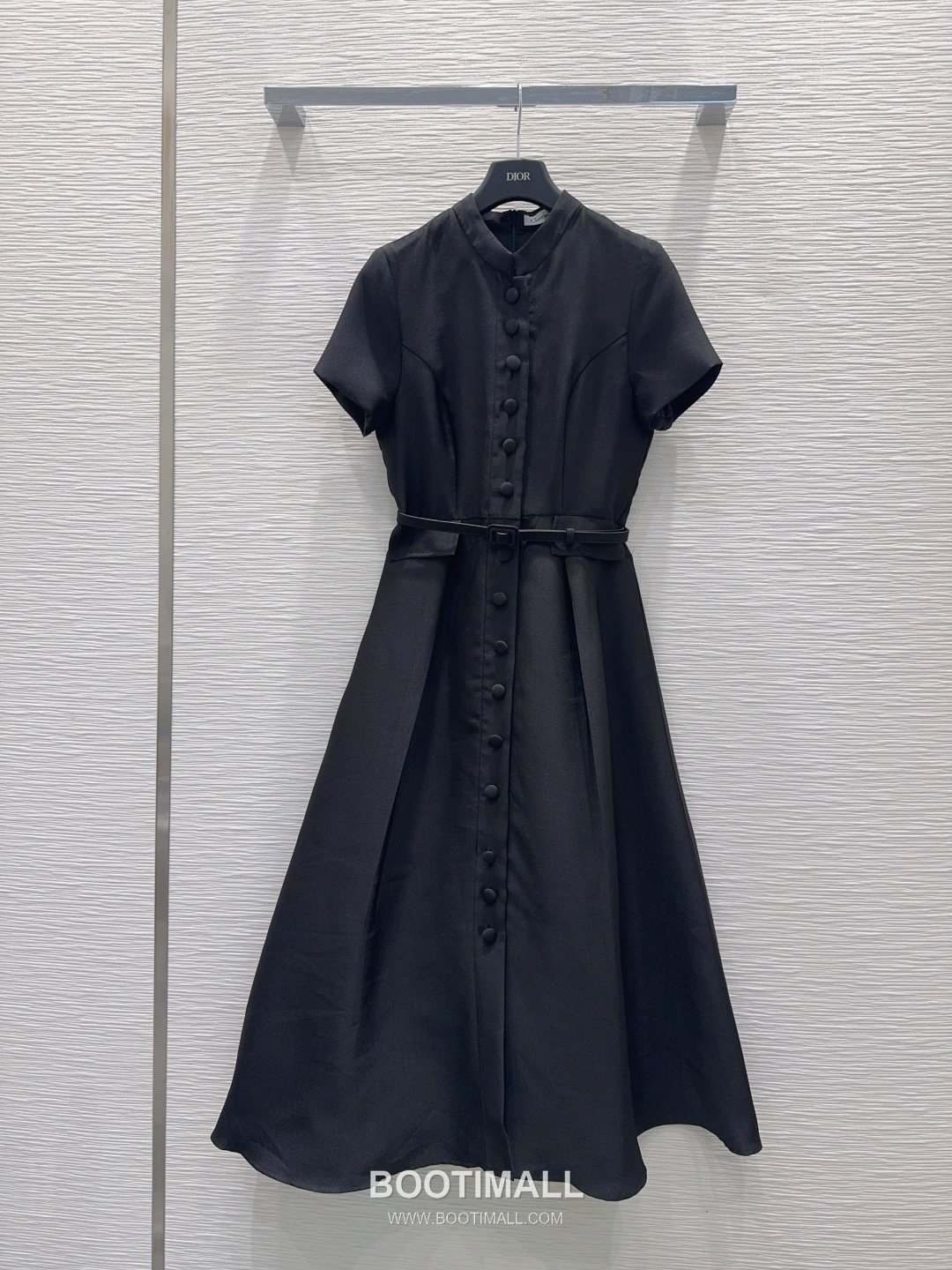 Dior SS26 Polyester Sleeveless Long One Piece 디올 SS26 폴리에스터 슬리브리스 블랙 원피스 10