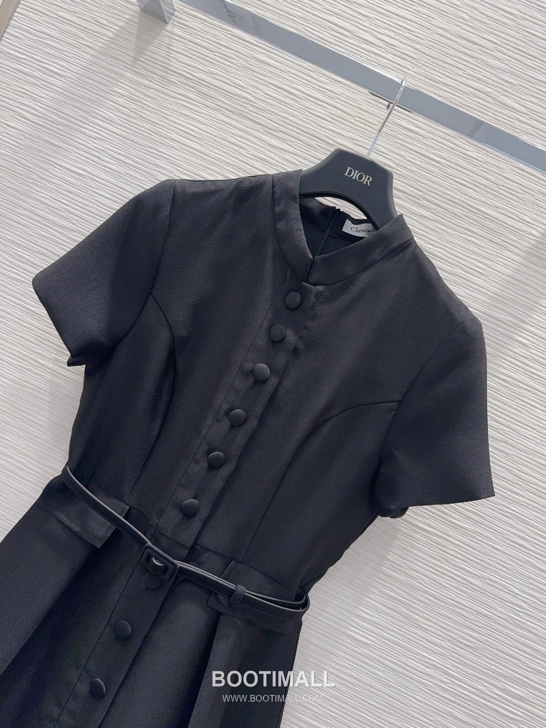 Dior SS26 Polyester Sleeveless Long One Piece 디올 SS26 폴리에스터 슬리브리스 블랙 원피스 11