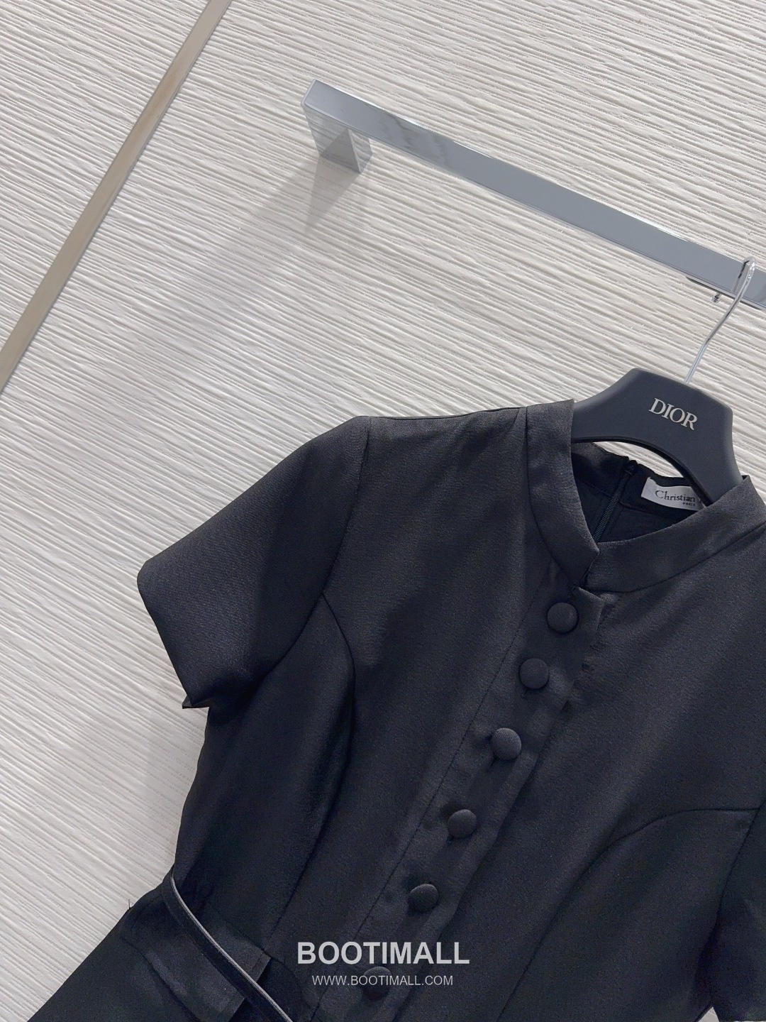 Dior SS26 Polyester Sleeveless Long One Piece 디올 SS26 폴리에스터 슬리브리스 블랙 원피스 12