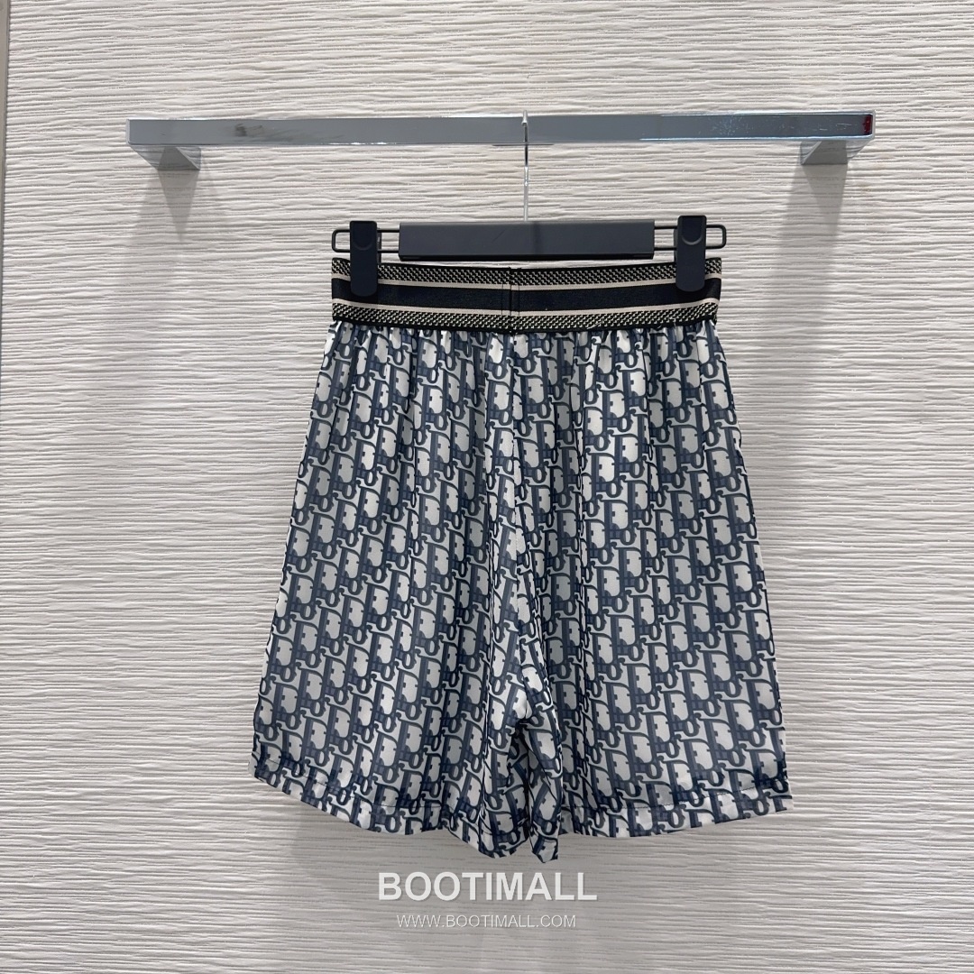 Dior SS26 Cotton Logo Print Long Sleeve Shirt Shorts Set 디올 SS26 코튼 로고 프린트 롱슬리브 셔츠 블랙 쇼츠 셋업 18