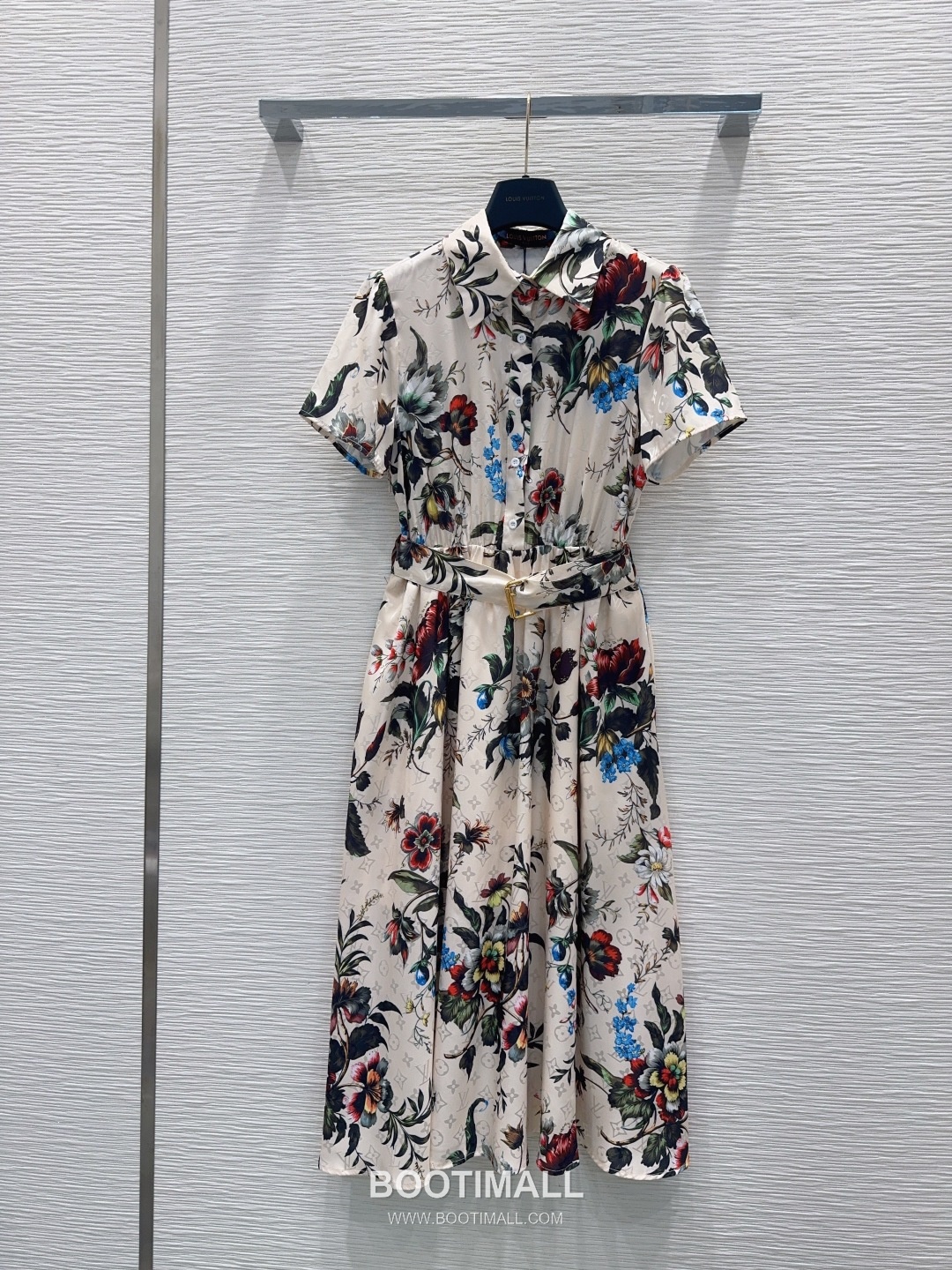 Louis Vuitton SS26 Polyester Print Sleeveless One Piece 루이비통 SS26 폴리에스터 프린트 슬리브리스 블랙 원피스 10