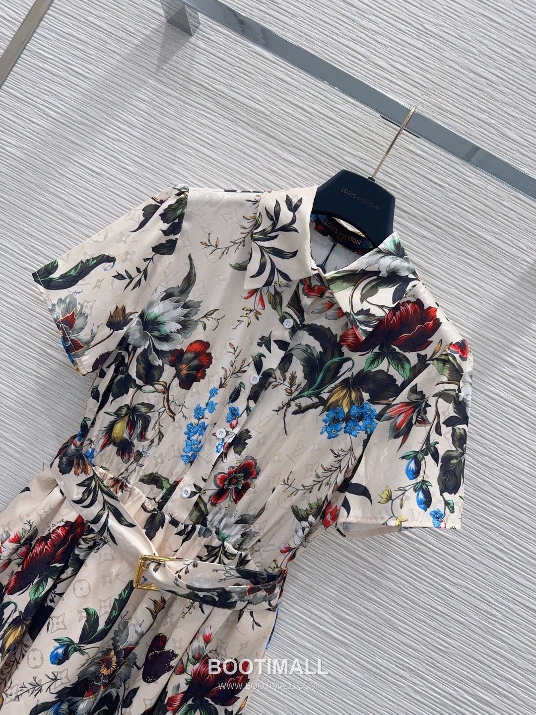 Louis Vuitton SS26 Polyester Print Sleeveless One Piece 루이비통 SS26 폴리에스터 프린트 슬리브리스 블랙 원피스 11