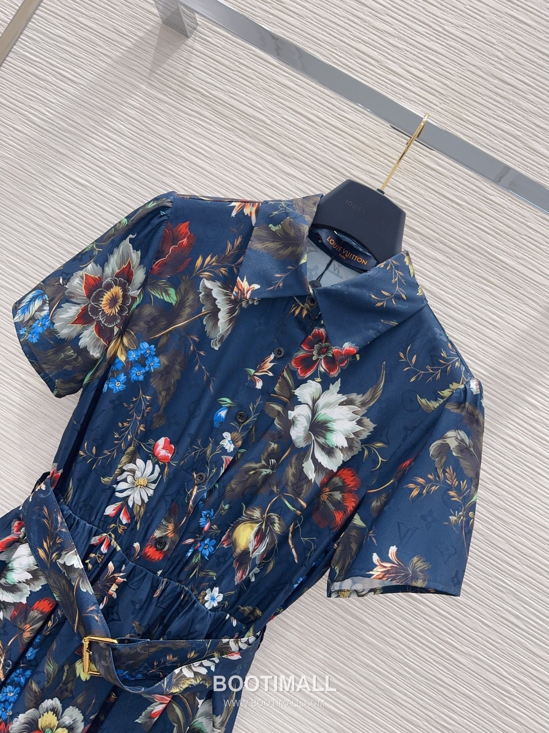 Louis Vuitton SS26 Polyester Print Sleeveless One Piece 루이비통 SS26 폴리에스터 프린트 슬리브리스 블랙 원피스 11