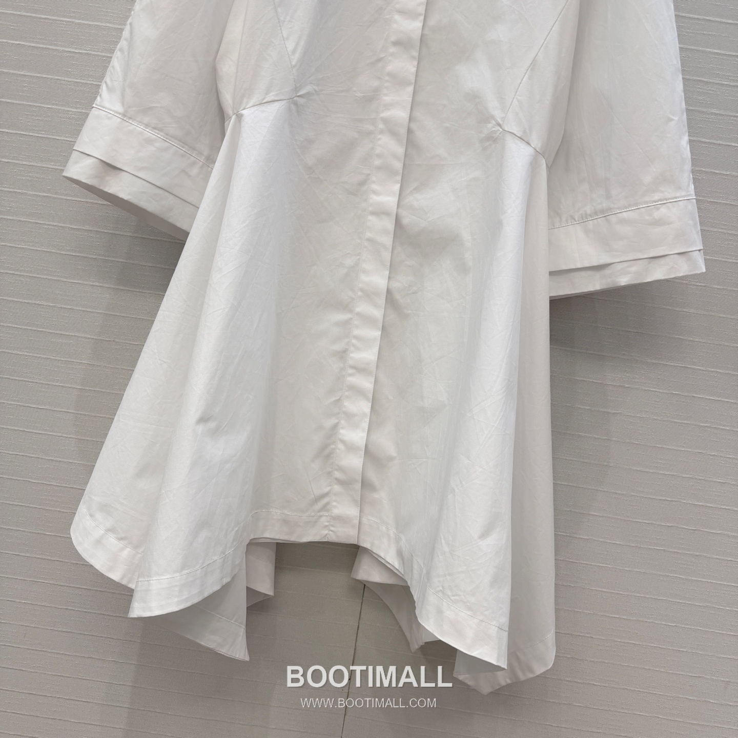 Alaia SS26 Cotton Asymmetric Waist Fit Short Sleeve One Piece 알라이아 SS26 코튼 비대칭 허리핏 반팔 블랙 원피스 13