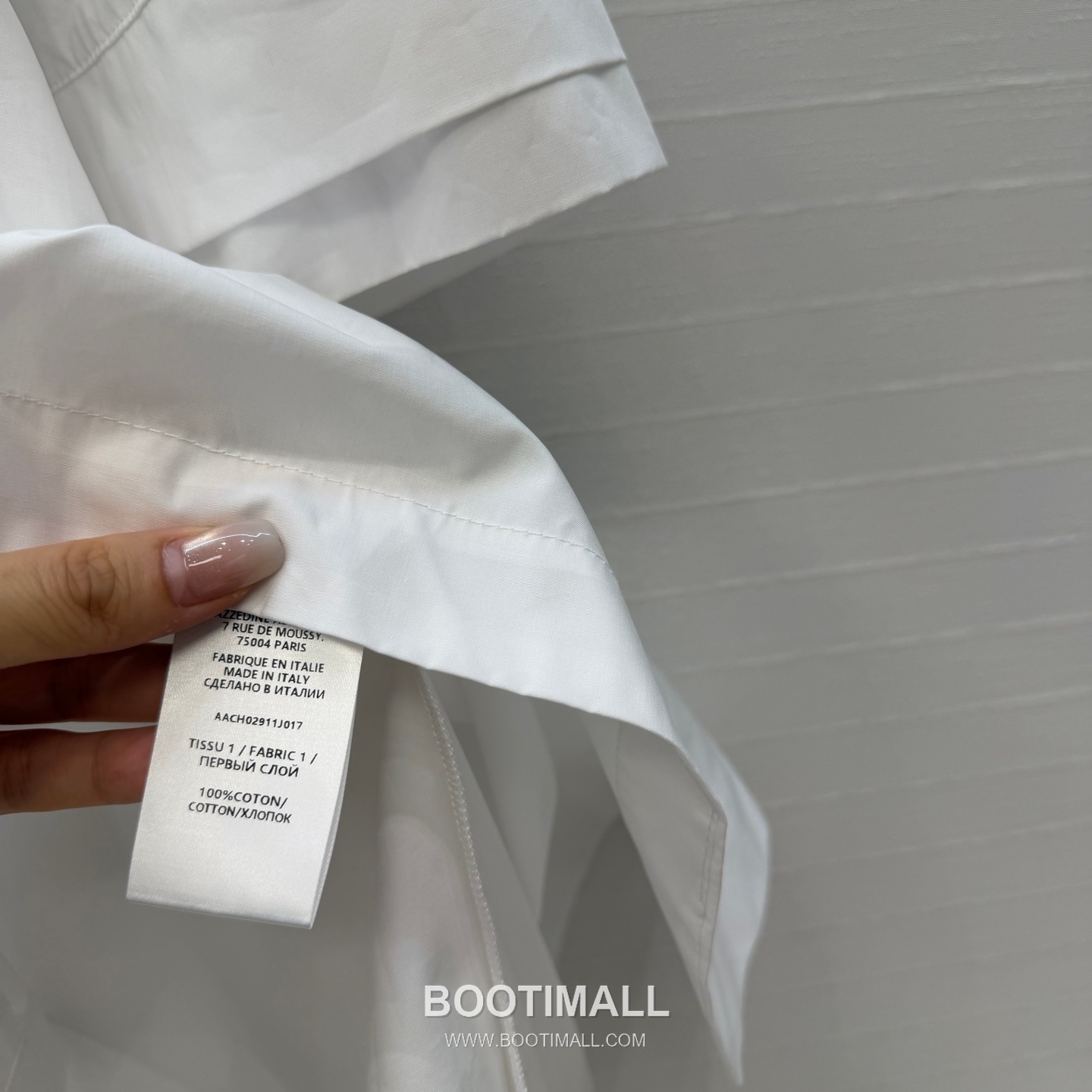 Alaia SS26 Cotton Asymmetric Waist Fit Short Sleeve One Piece 알라이아 SS26 코튼 비대칭 허리핏 반팔 블랙 원피스 14