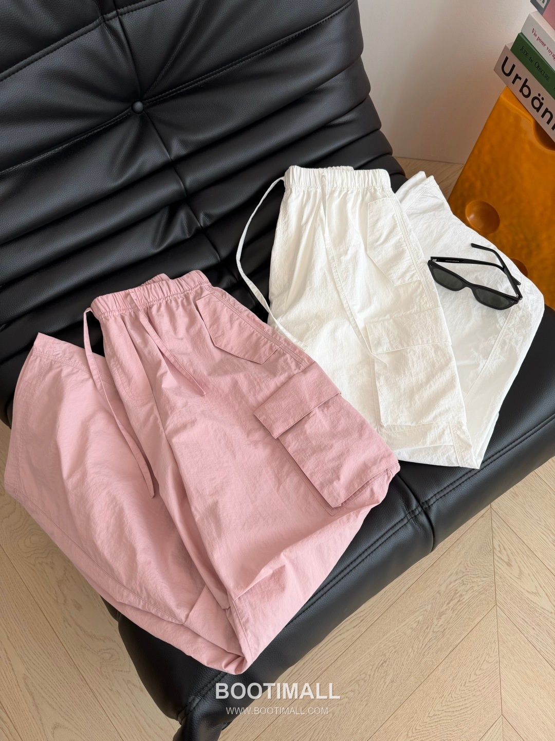 Thom Browne SS26 Cotton Ruffle Detachable Wide Pants 톰브라운 SS26 코튼 프릴 탈부착 와이드 블랙 팬츠 10