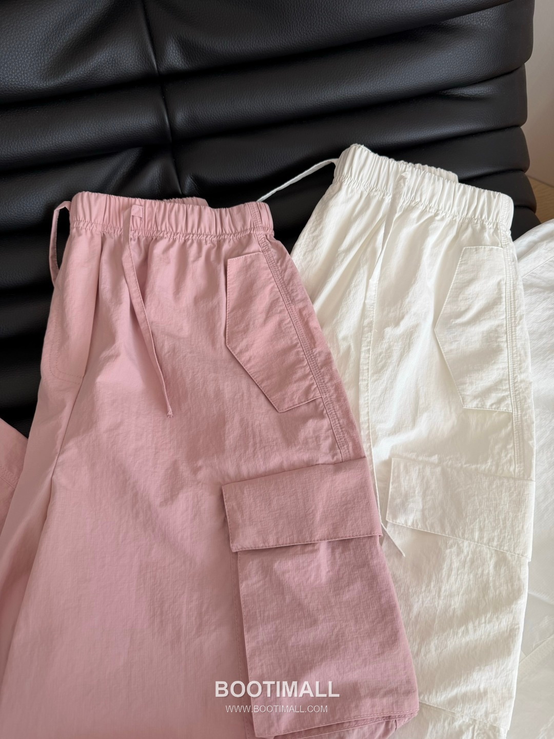 Thom Browne SS26 Cotton Ruffle Detachable Wide Pants 톰브라운 SS26 코튼 프릴 탈부착 와이드 블랙 팬츠 11