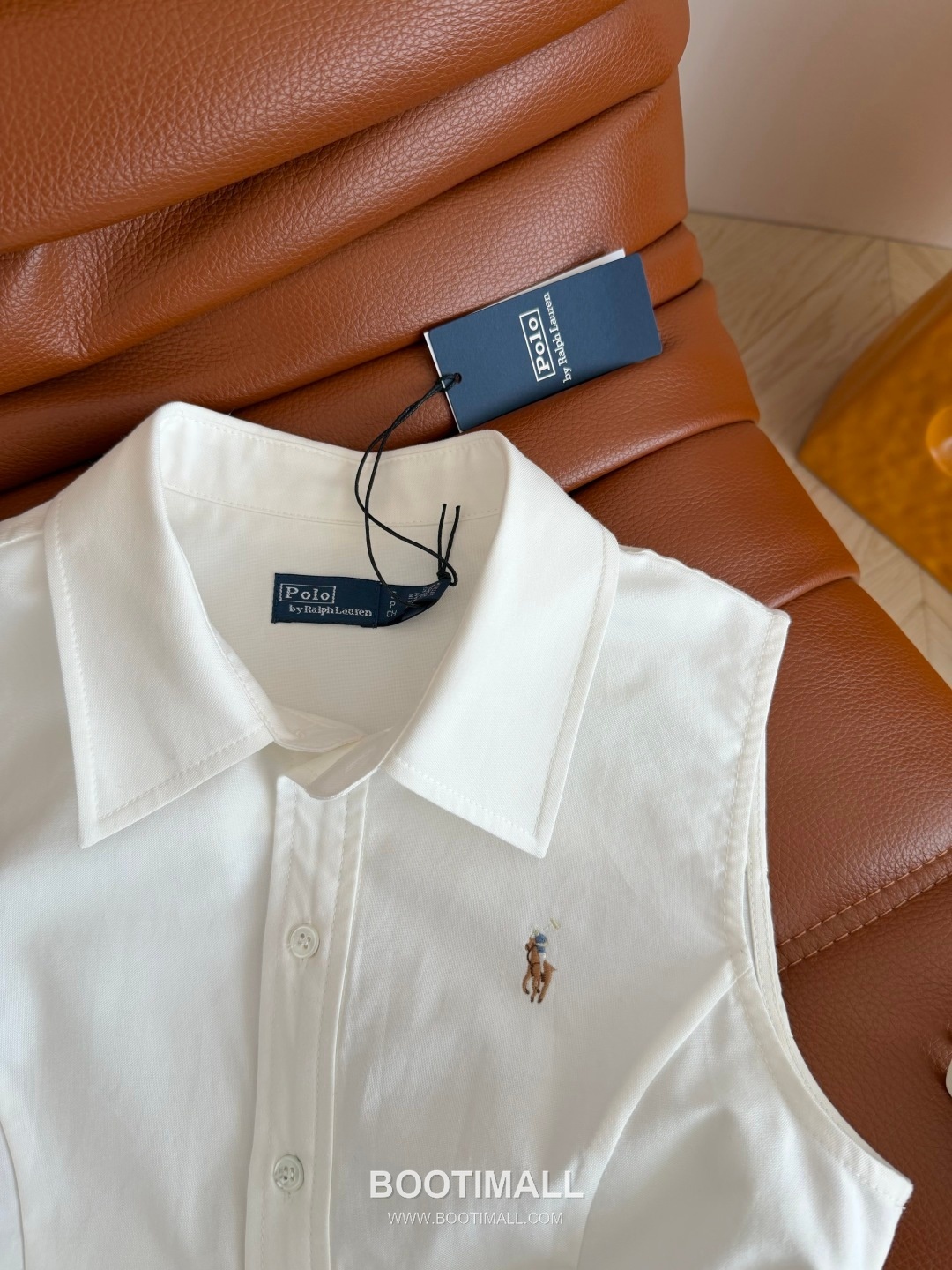 Polo Ralph Lauren SS26 Cotton Pony Embroidered Belted One Piece 폴로랄프로렌 SS26 코튼 포니 자수 벨트 옐로우 원피스 16