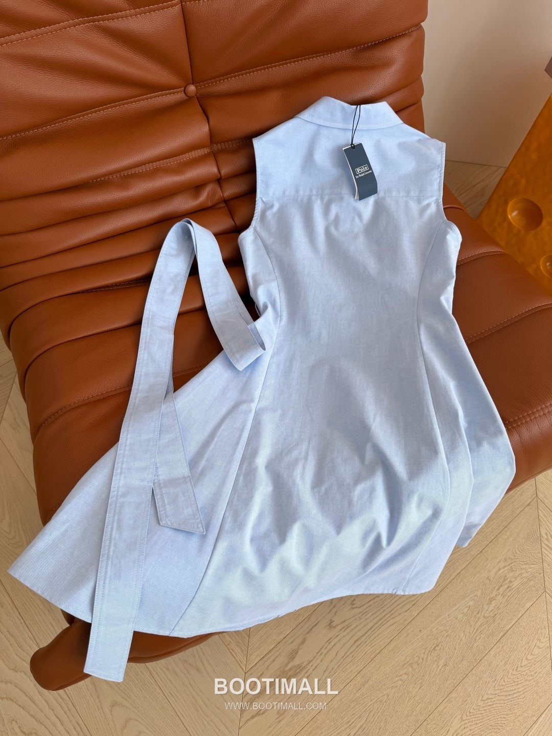 Polo Ralph Lauren SS26 Cotton Pony Embroidered Belted One Piece 폴로랄프로렌 SS26 코튼 포니 자수 벨트 옐로우 원피스 18