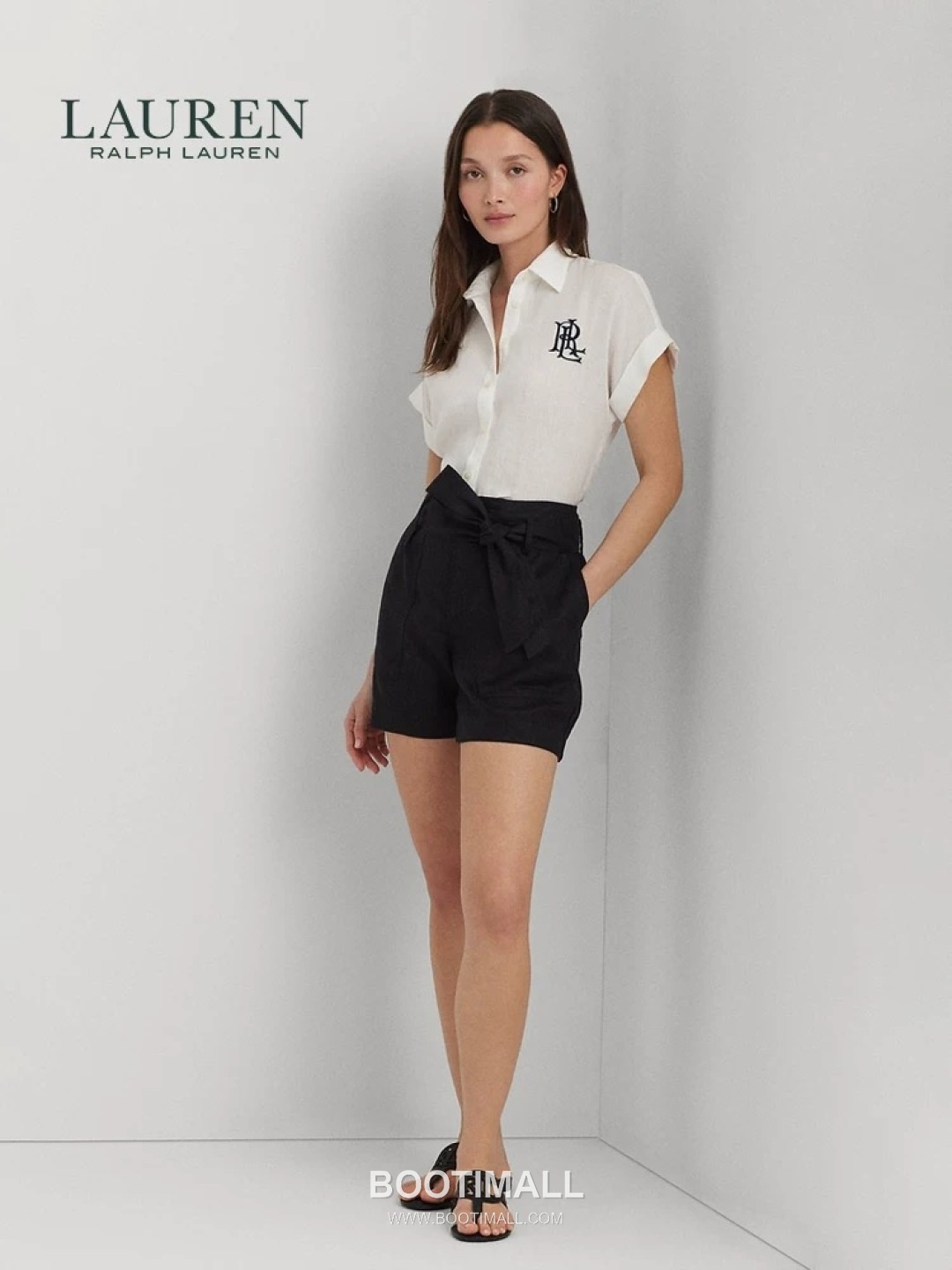 Loewe SS26 Linen Tencel Logo Embroidered Shirt 로에베 SS26 린넨 텐셀 로고 자수 화이트 셔츠 1