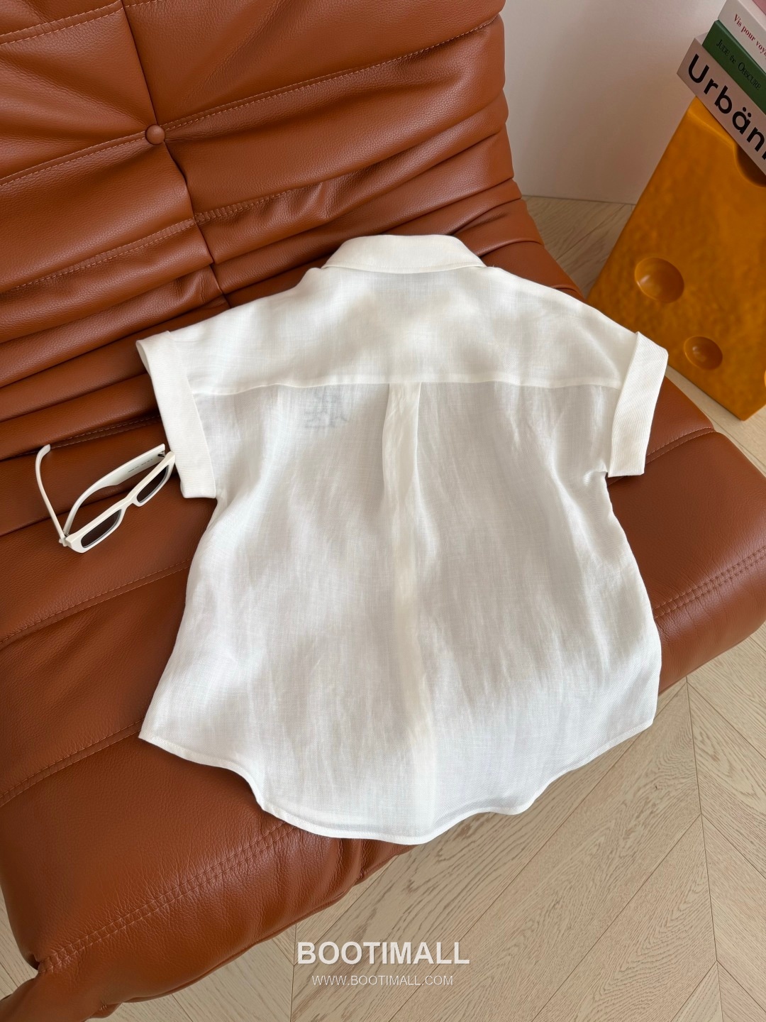 Loewe SS26 Linen Tencel Logo Embroidered Shirt 로에베 SS26 린넨 텐셀 로고 자수 화이트 셔츠 18