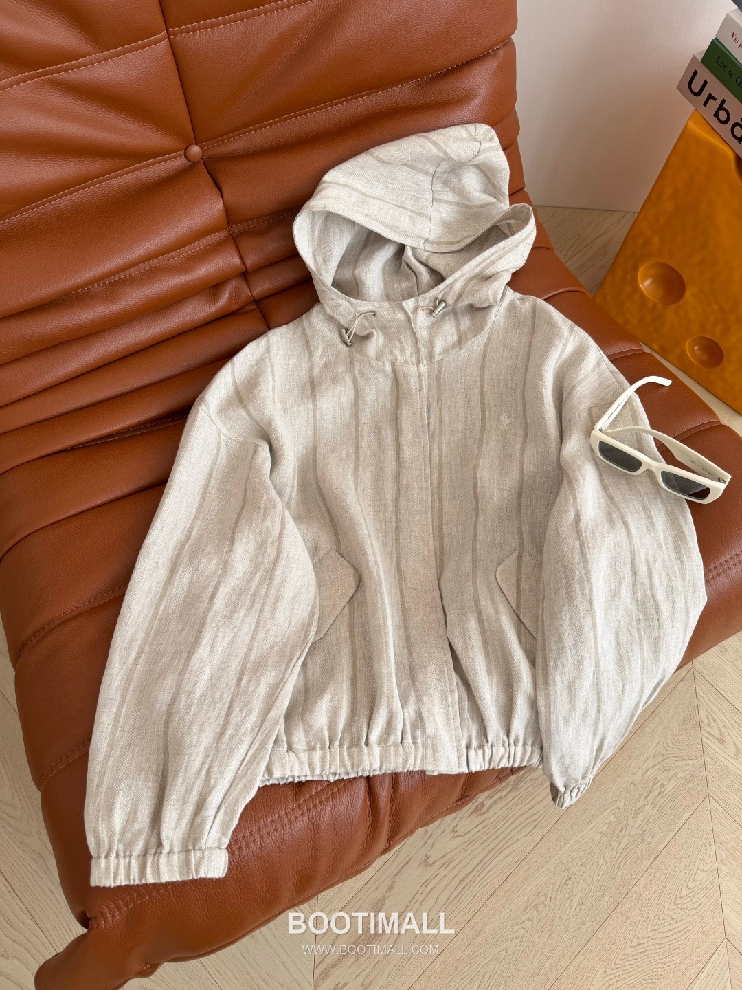 Polo Ralph Lauren SS26 Linen Pony Embroidered Hooded Coat 폴로랄프로렌 SS26 린넨 포니 자수 후드 베이지 코트 11