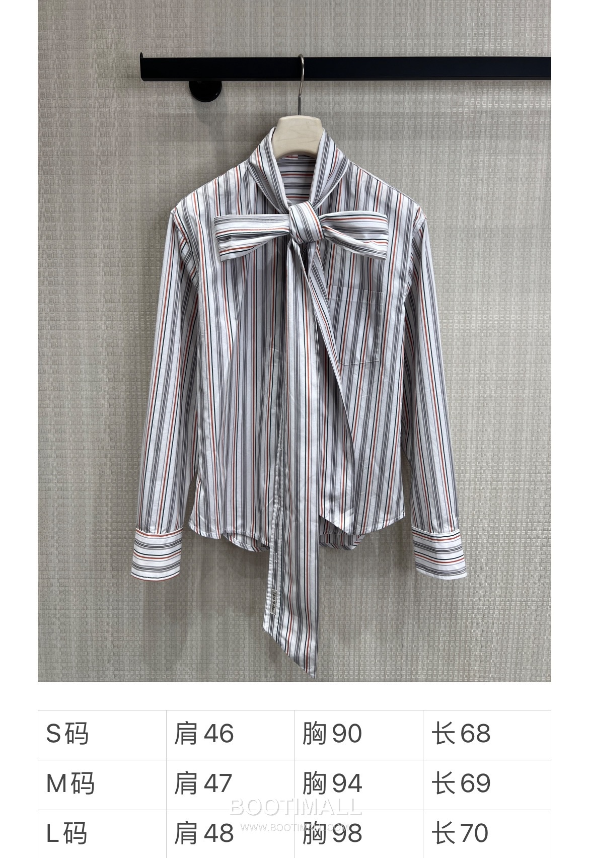 Acne Studios SS26 Cotton Striped Ribbon Tie Shirt 아크네스튜디오 SS26 코튼 스트라이프 리본 타이 화이트 셔츠 16
