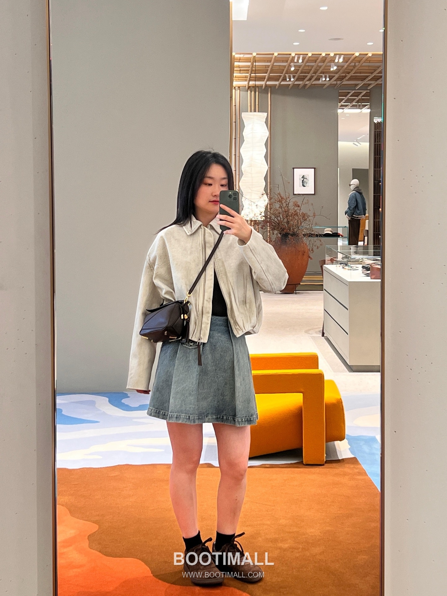 Loewe SS26 Cotton Tie-Dye Pleated Zip Jacket 로에베 SS26 코튼 타이다이 플리츠 집업 그레이 재킷 3