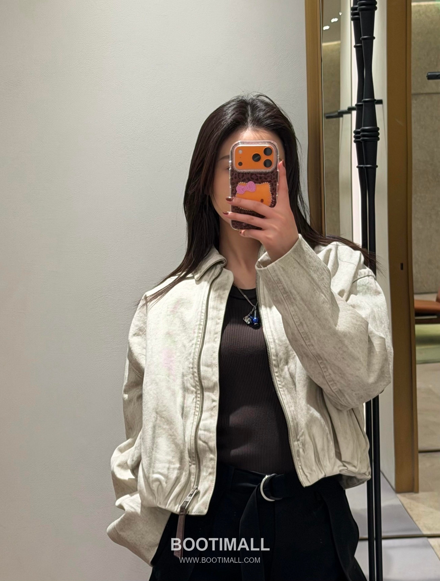 Loewe SS26 Cotton Tie-Dye Pleated Zip Jacket 로에베 SS26 코튼 타이다이 플리츠 집업 그레이 재킷 4