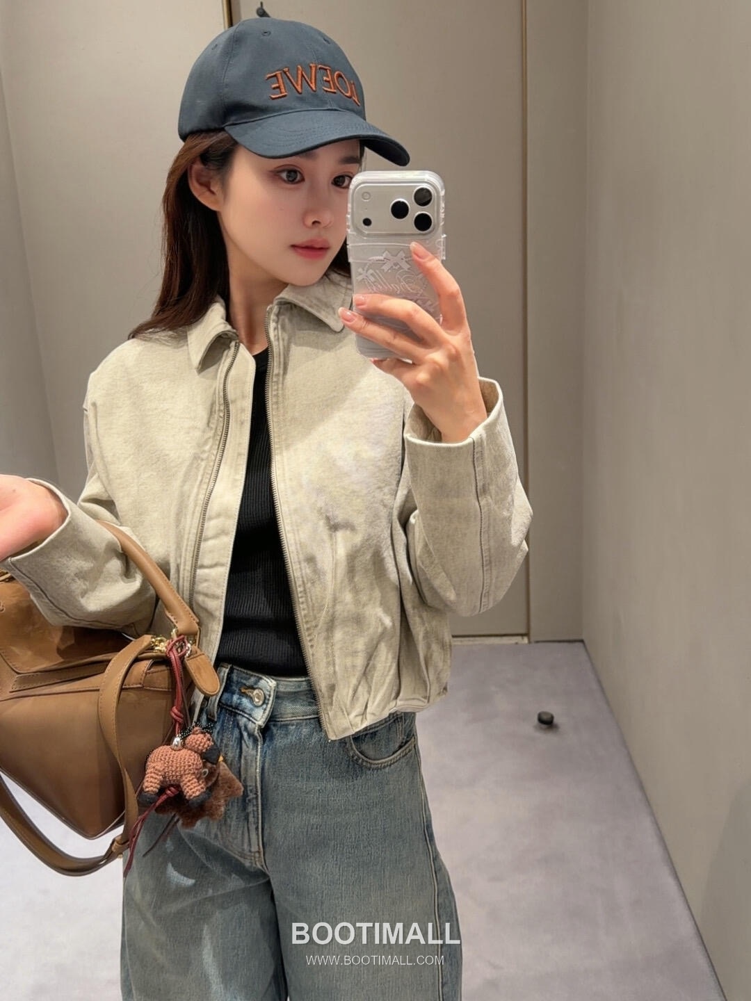 Loewe SS26 Cotton Tie-Dye Pleated Zip Jacket 로에베 SS26 코튼 타이다이 플리츠 집업 그레이 재킷 7