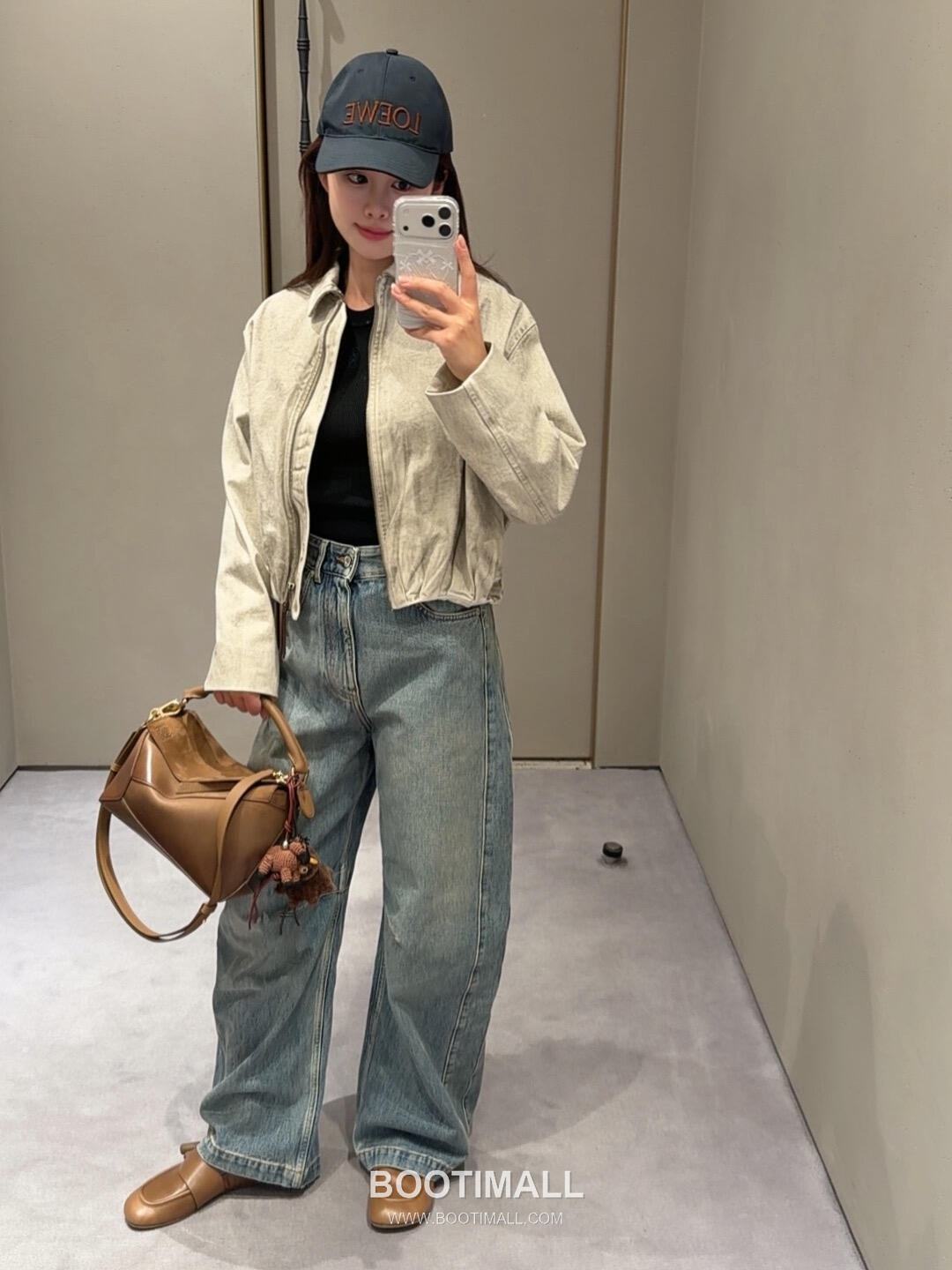 Loewe SS26 Cotton Tie-Dye Pleated Zip Jacket 로에베 SS26 코튼 타이다이 플리츠 집업 그레이 재킷 9