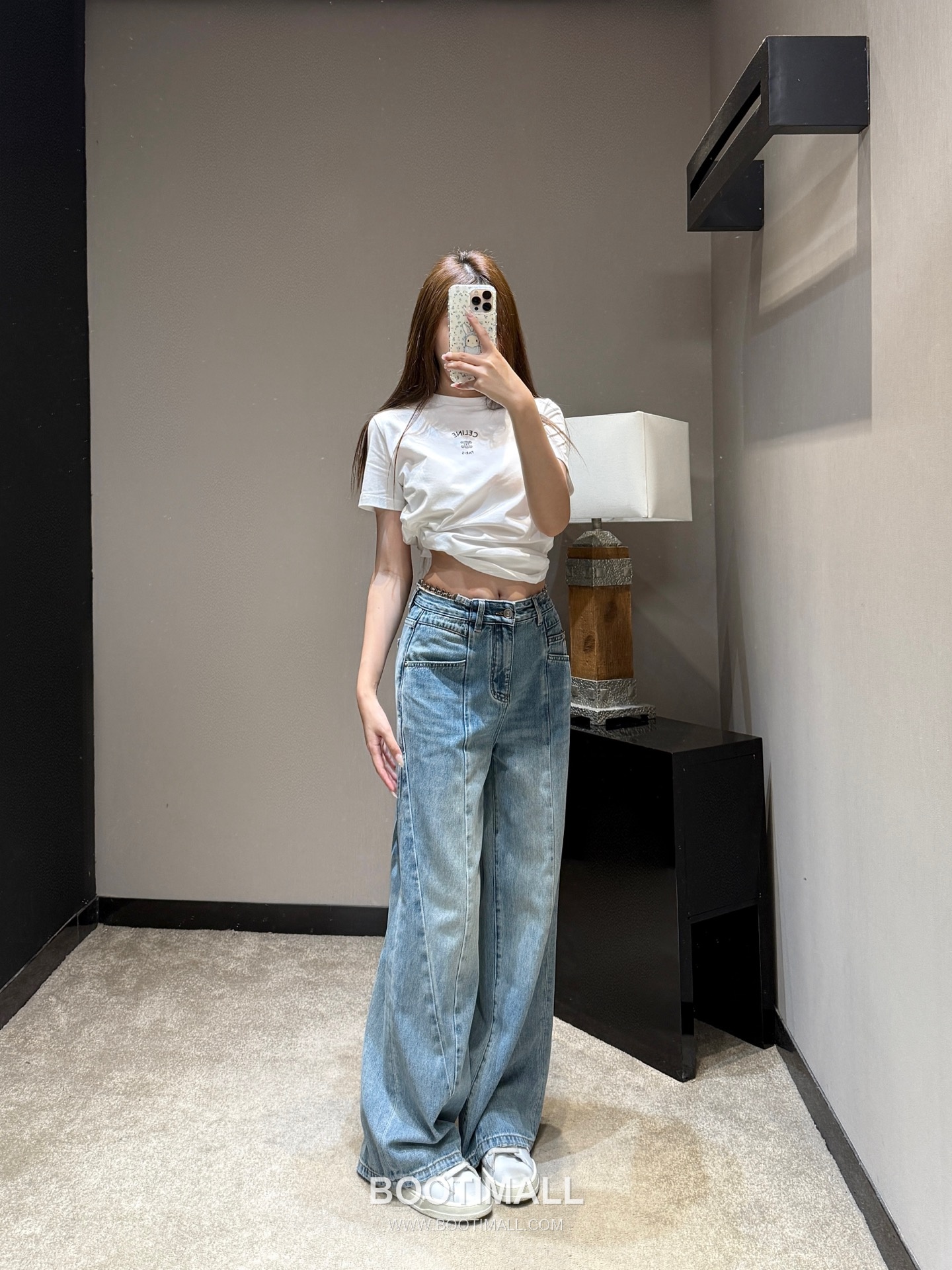 Maison Margiela SS26 Cotton Chain Detail Wide Denim Pants 메종마르지엘라 SS26 코튼 체인 디테일 와이드 블루 팬츠 9