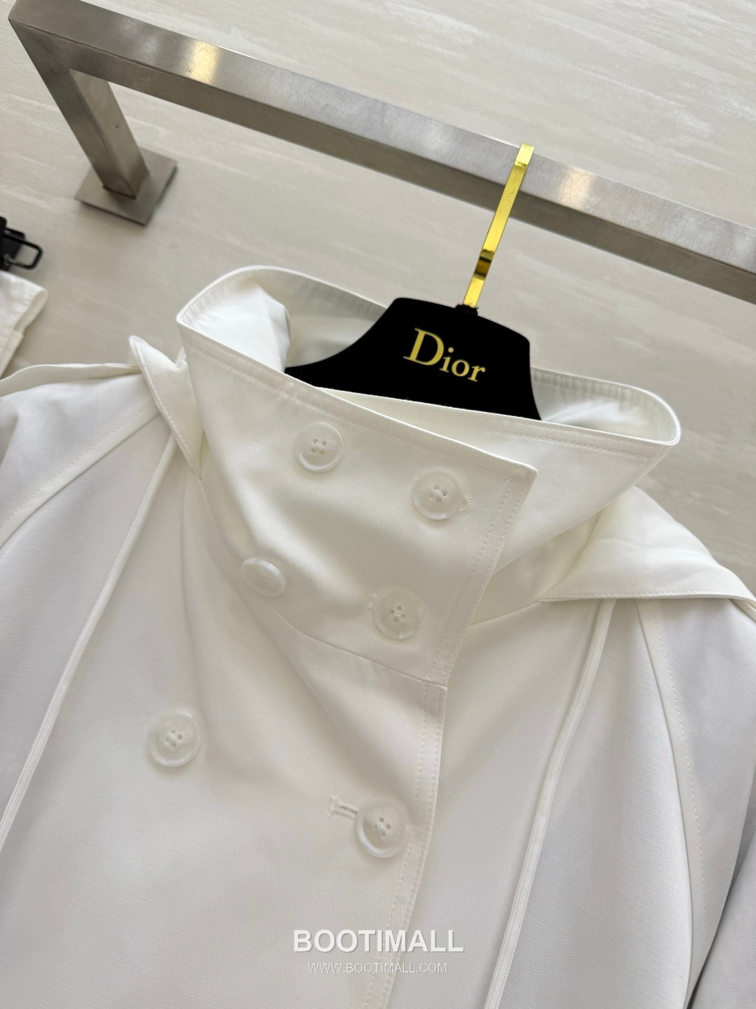 Dior SS26 Nylon Hooded Windbreaker Zip Jacket 디올 SS26 나일론 후드 집업 블랙 재킷 3